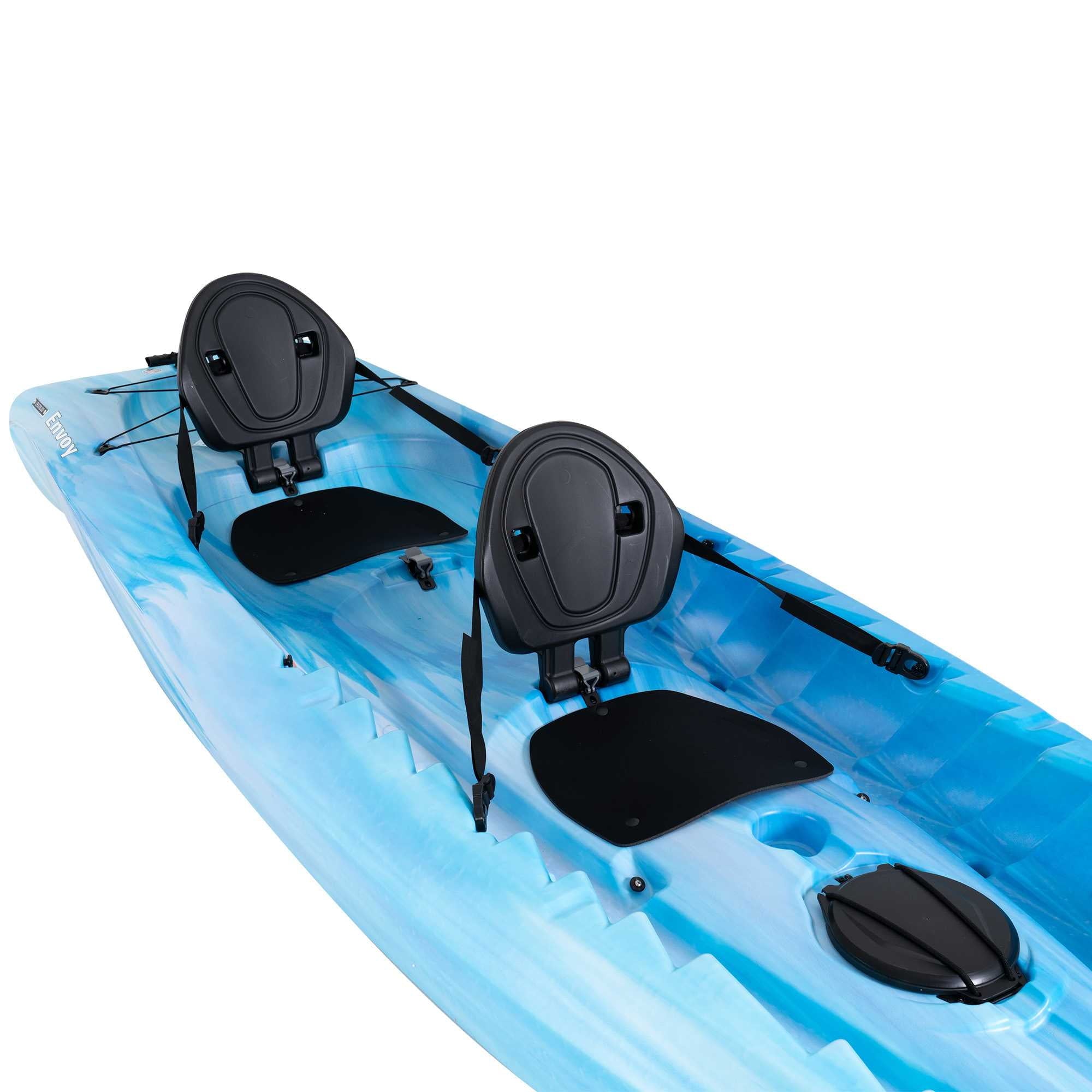 Lifetime Envoy 10.5 ft Sit-On-Top Tandem Kayak with Paddles, Sky Fusion (91192)