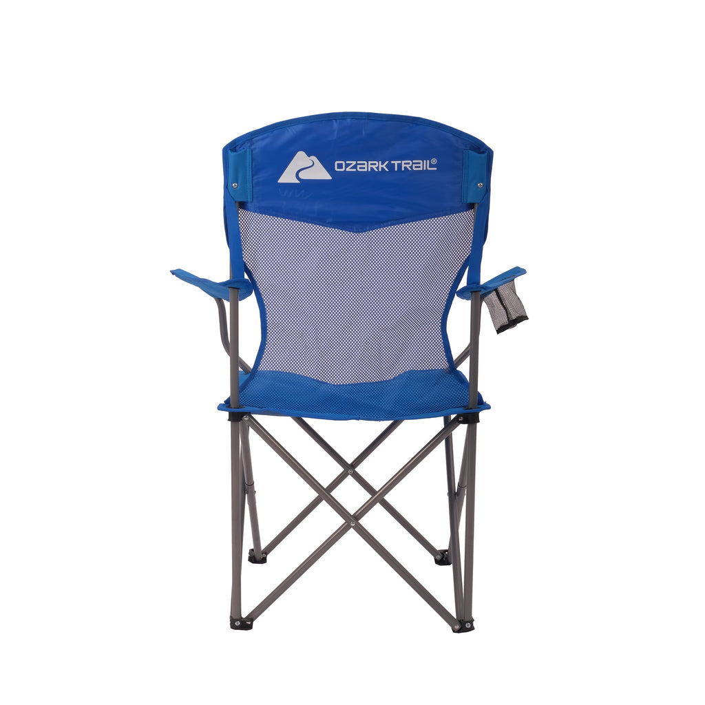 Ozark Trail Basic Mesh Chair Blue, Adult