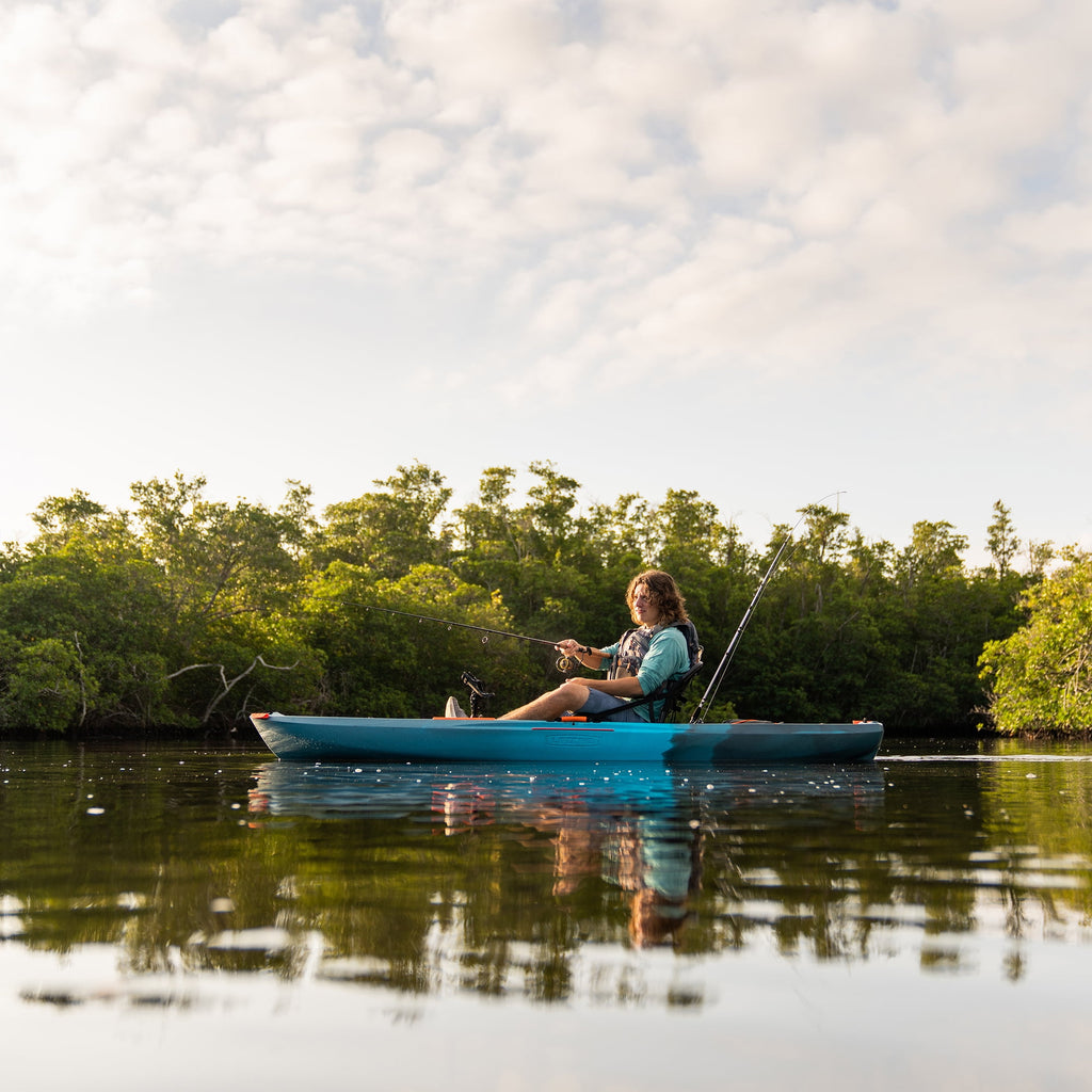 Lifetime Tamarack Pro-Comfort 10 ft 3 in Sit-On-Top Kayak with Paddle, Eclipse Fusion (91058)