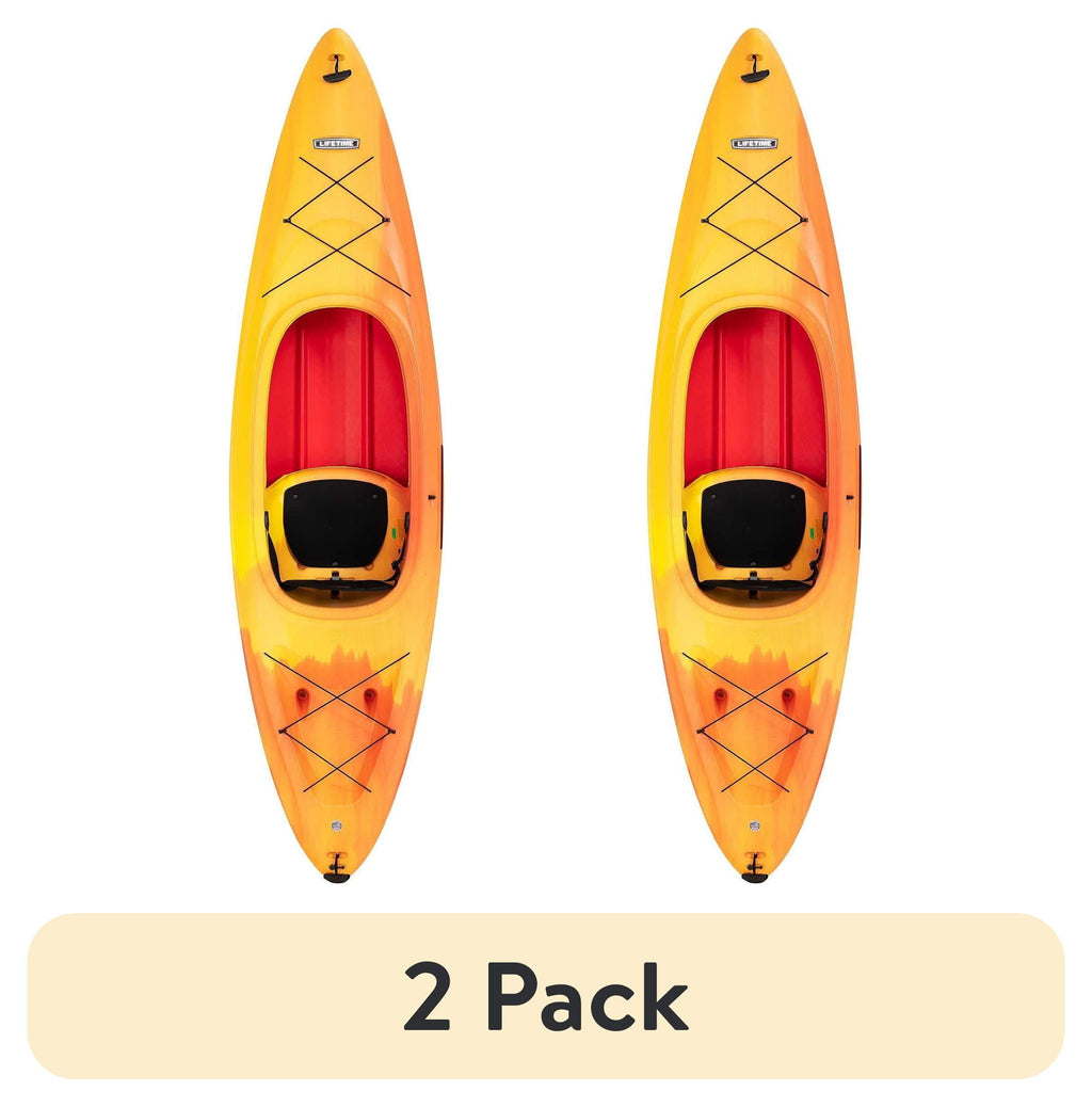 Lifetime Charger 10 ft Sit-Inside Kayak with Paddle, Seaside Dualtone (91349)