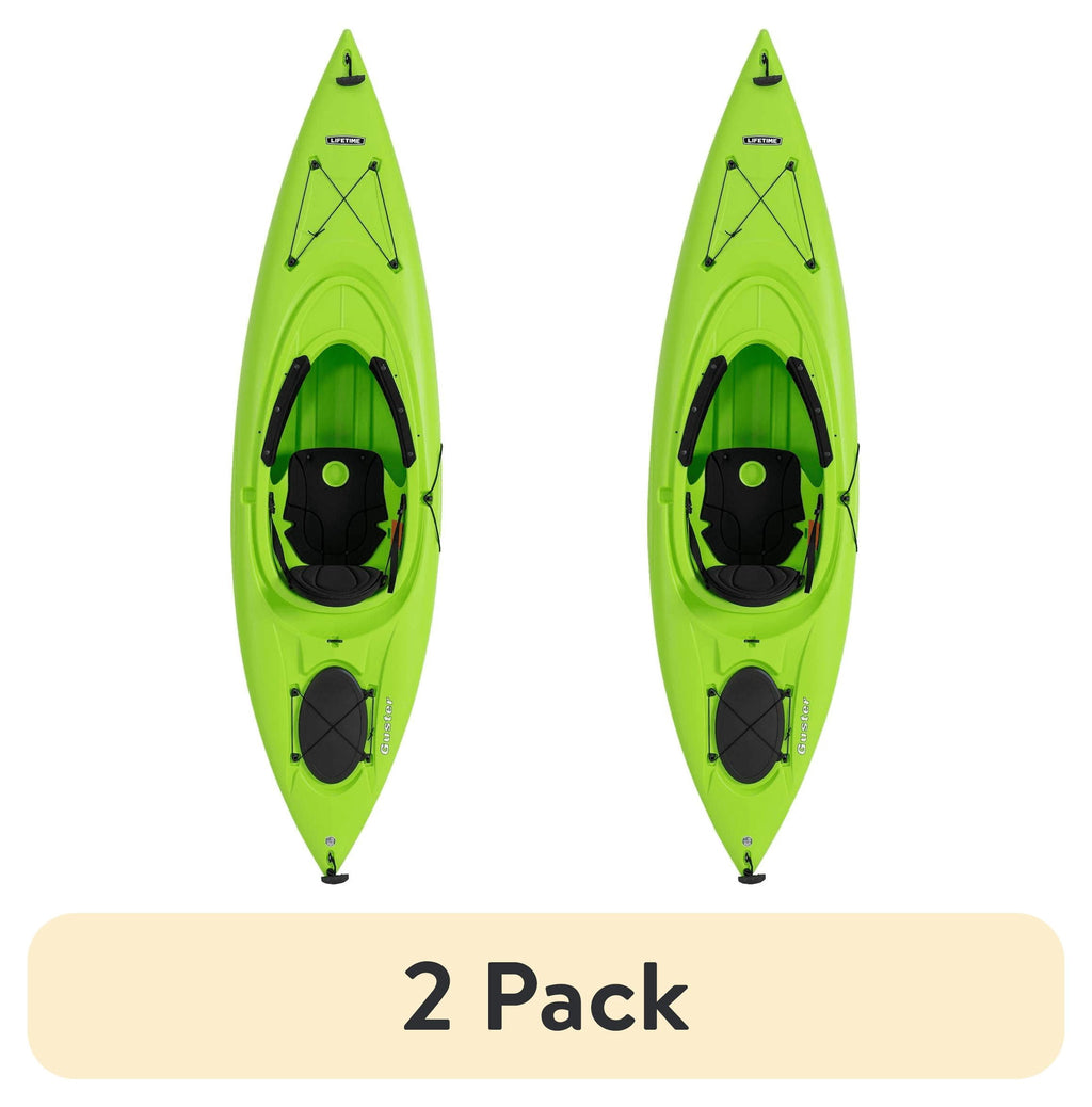 Lifetime Guster 10 ft Sit-Inside Kayak with Paddle, Emerald Fusion (91354)