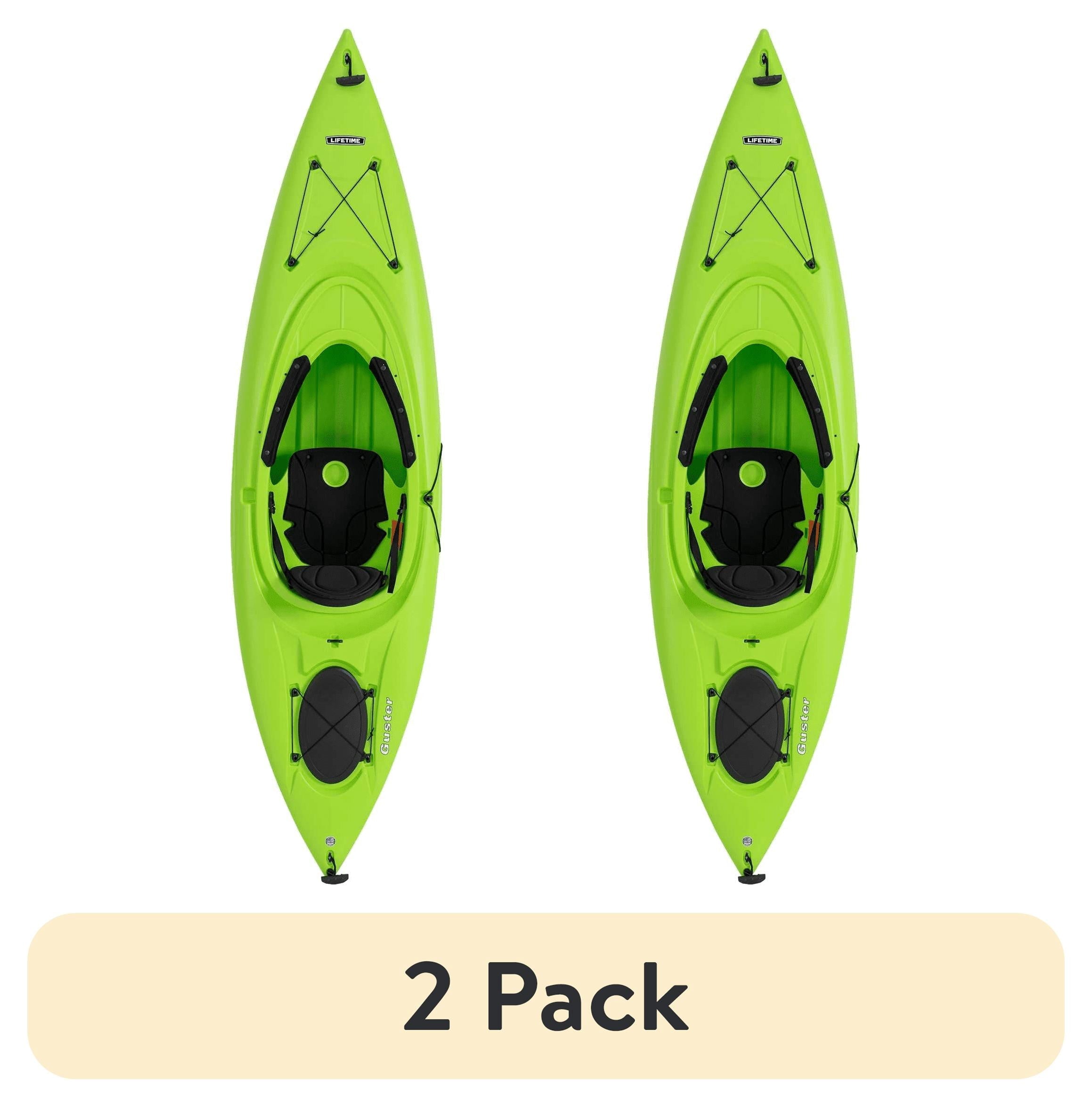 Lifetime Guster 10 ft Sit-Inside Kayak with Paddle, Emerald Fusion (91354)