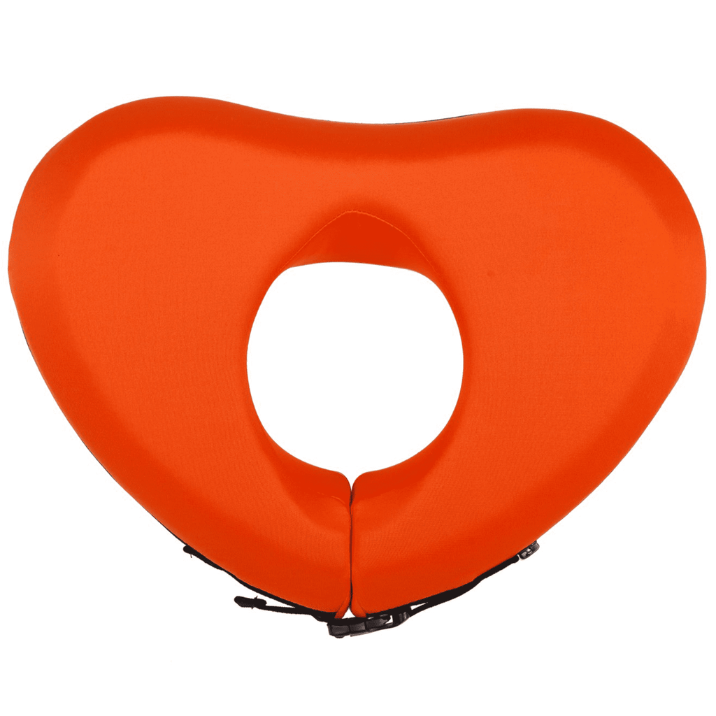 Ueasy Love Shaped Swimming Pool Floating with Locking Collar for Arm Release Training on Water Fun Neck Swimming Ring for Teens and Adults