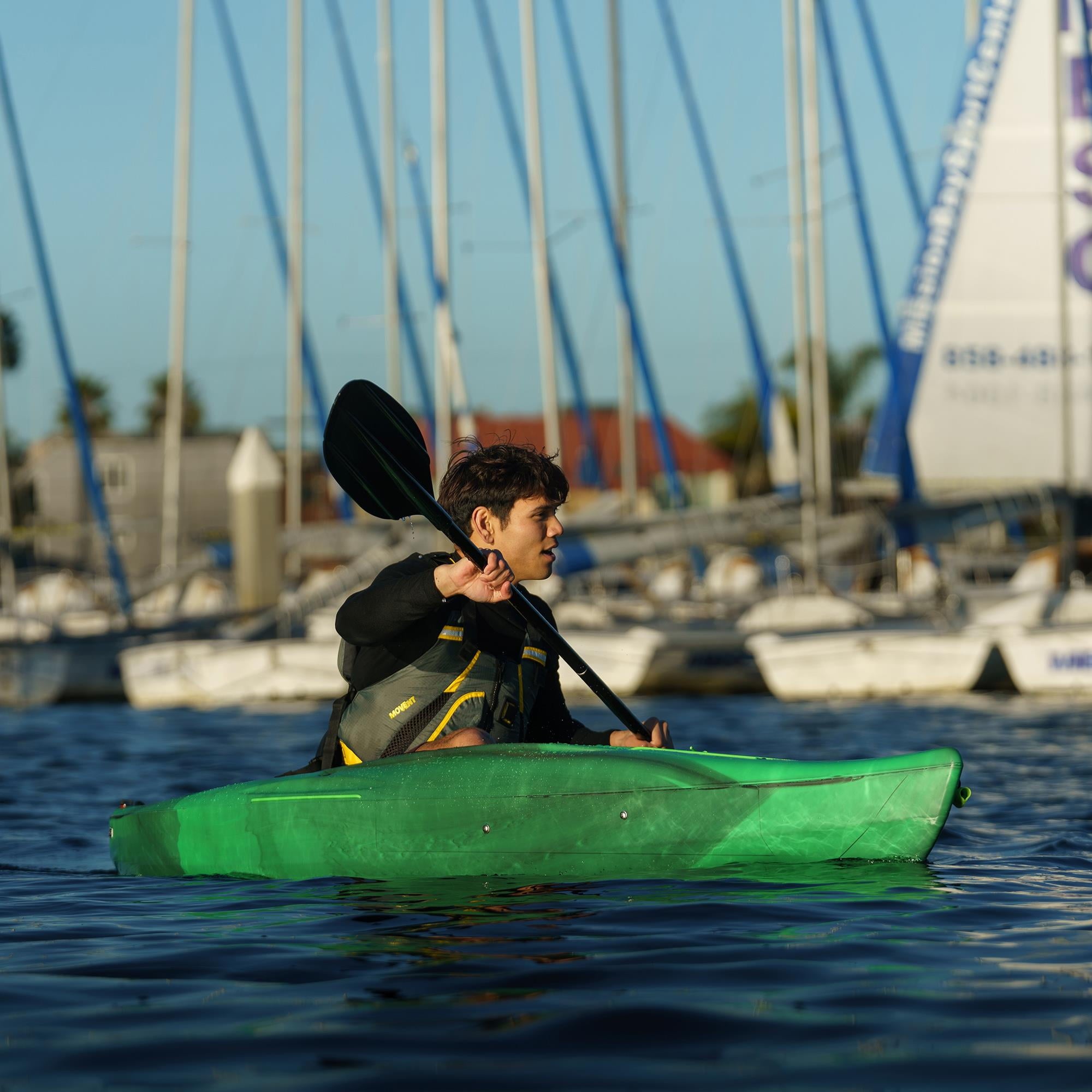 Lifetime Guster 10 ft Sit-Inside Kayak with Paddle, Emerald Fusion (91354)