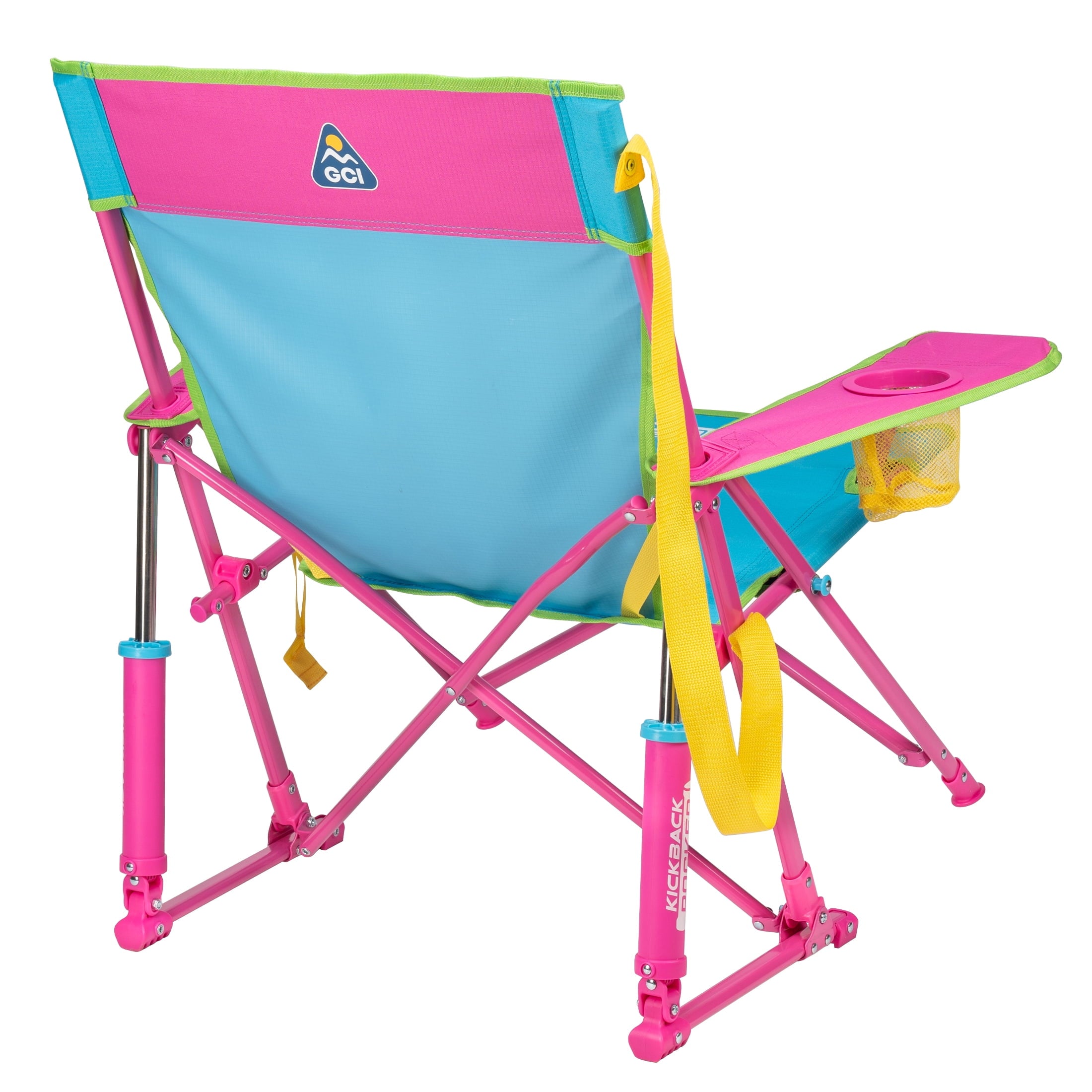 GCI Outdoor Kickback Rocker Low Profile Rocking Camp Chair, Summer Floral