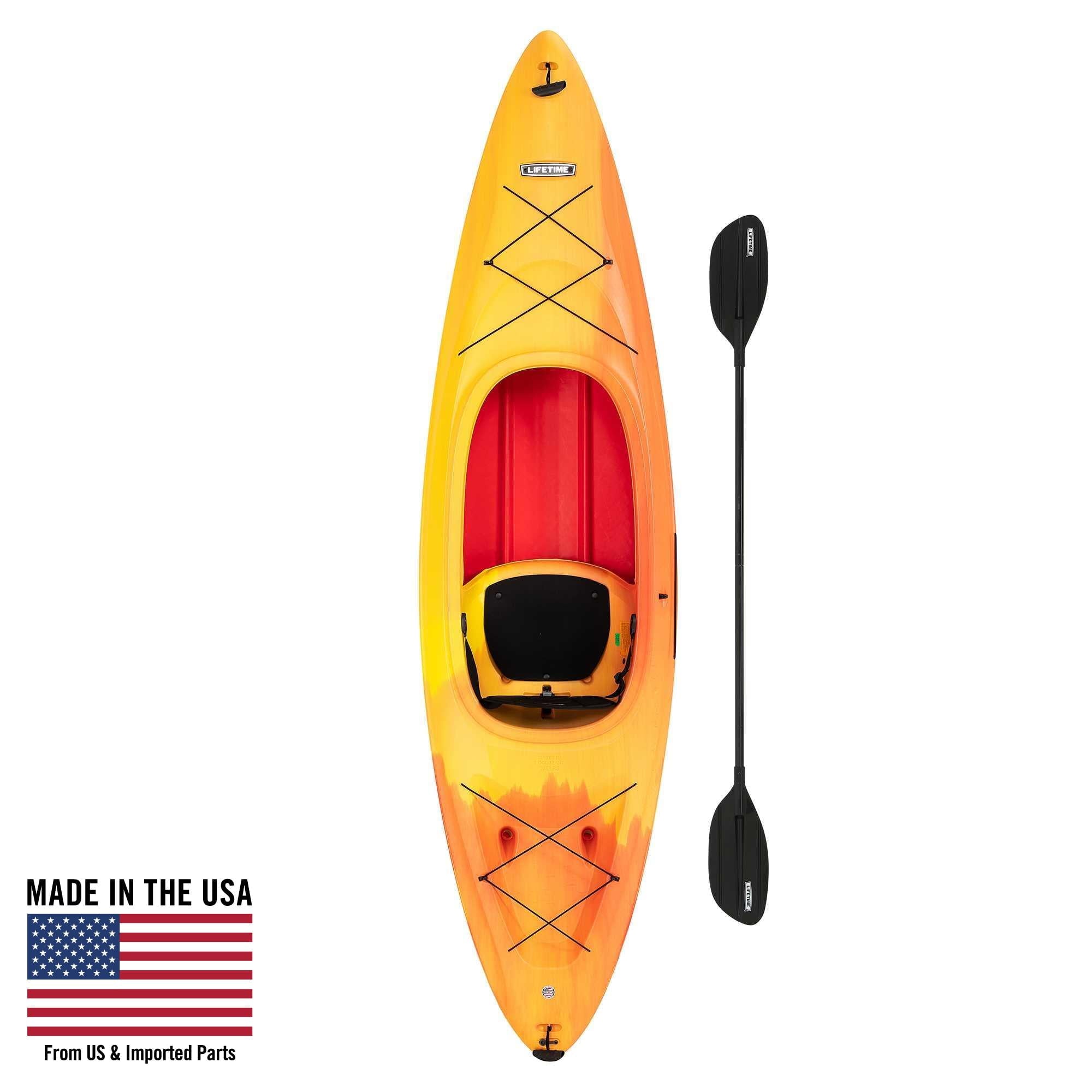 Lifetime Charger 10 ft Sit-Inside Kayak with Paddle, Seaside Dualtone (91349)