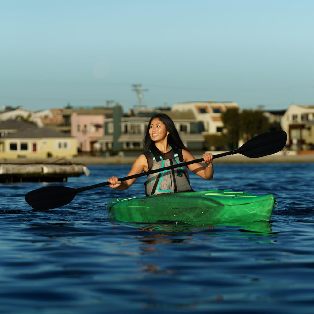 Lifetime Guster 10 ft Sit-Inside Kayak with Paddle, Emerald Fusion (91354)