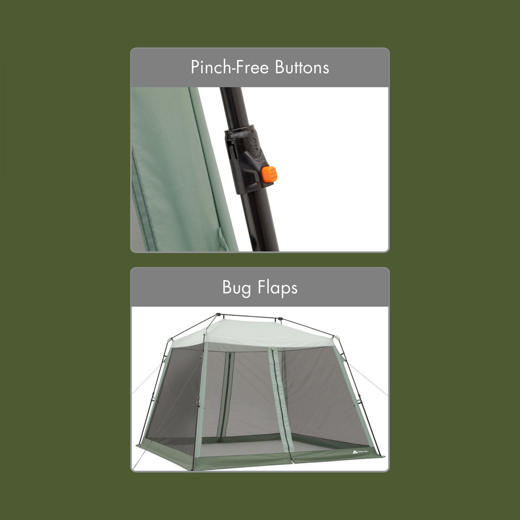 Ozark Trail 10' x 10' Instant Screen House with double hub