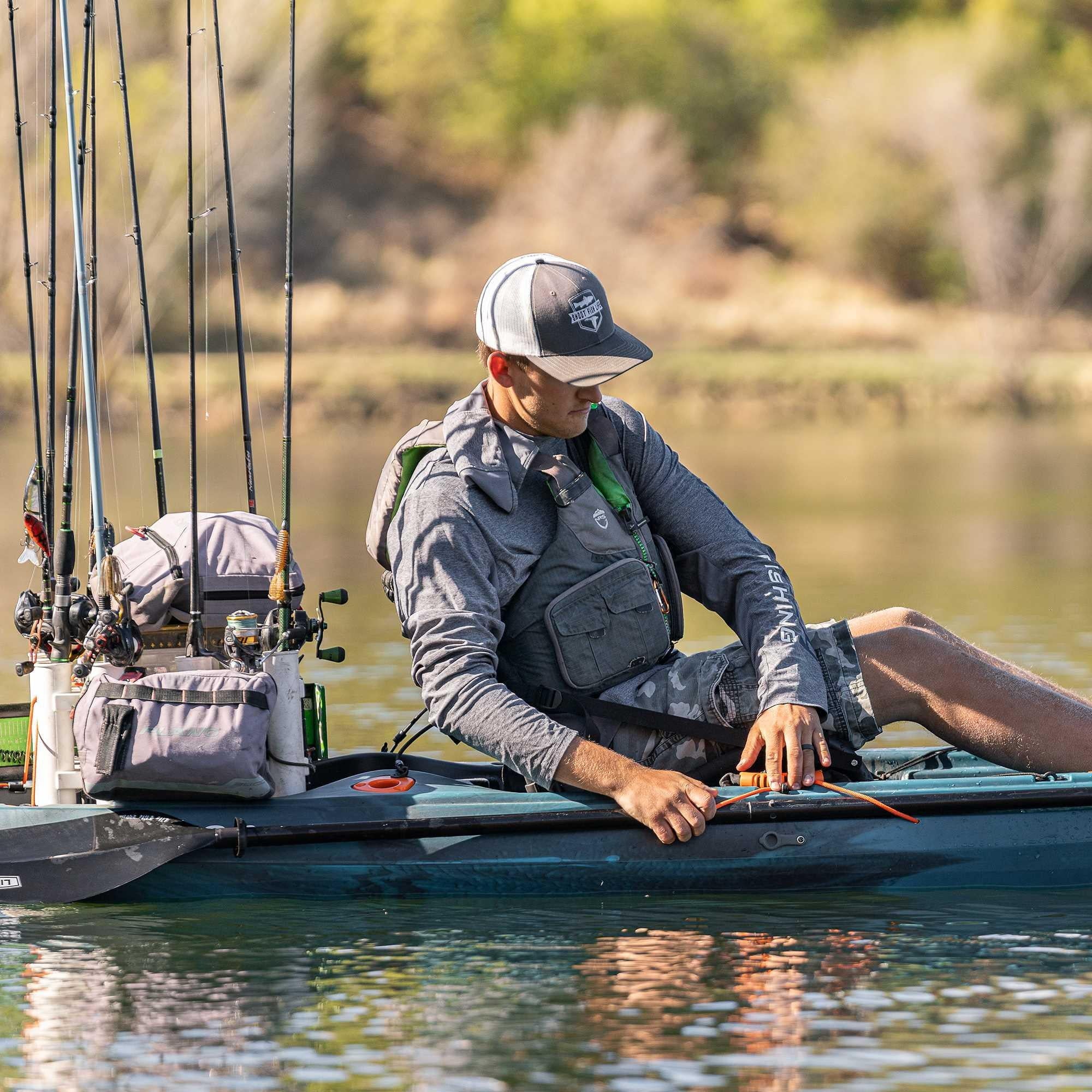 Lifetime Yukon Angler 11 ft. 6 in. Sit-on-Top Comfort Fishing Kayak, Lightning Fusion (90846)