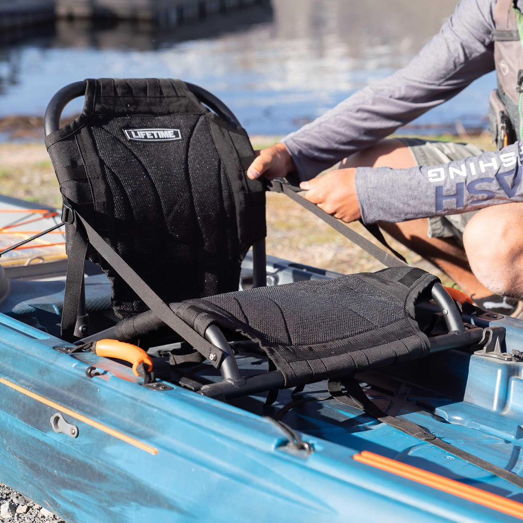 Lifetime Yukon Angler 11 ft. 6 in. Sit-on-Top Comfort Fishing Kayak, Lightning Fusion (90846)