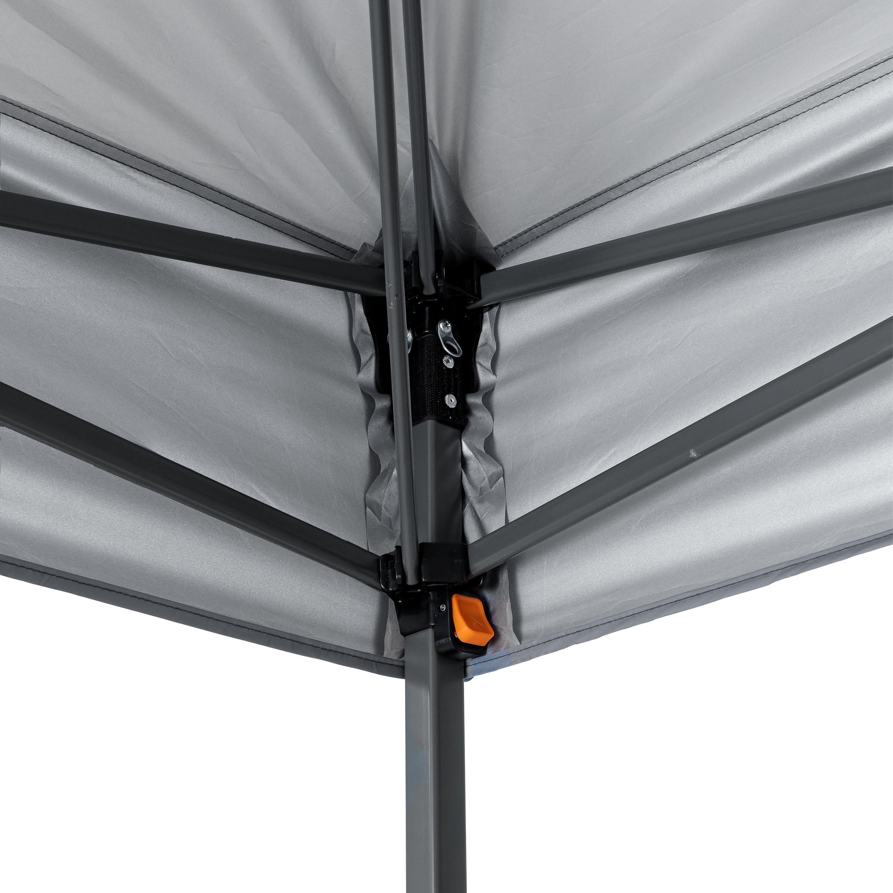 Ozark Trail 12' x 12' Instant Straight Leg Canopy for Camping - Gray