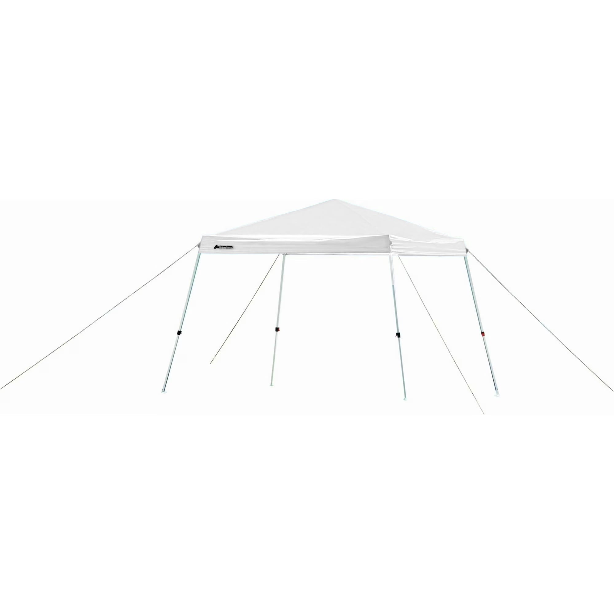Ozark Trail 10' x 10' Instant Slant Leg Pop-up Outdoor Canopy, Blue