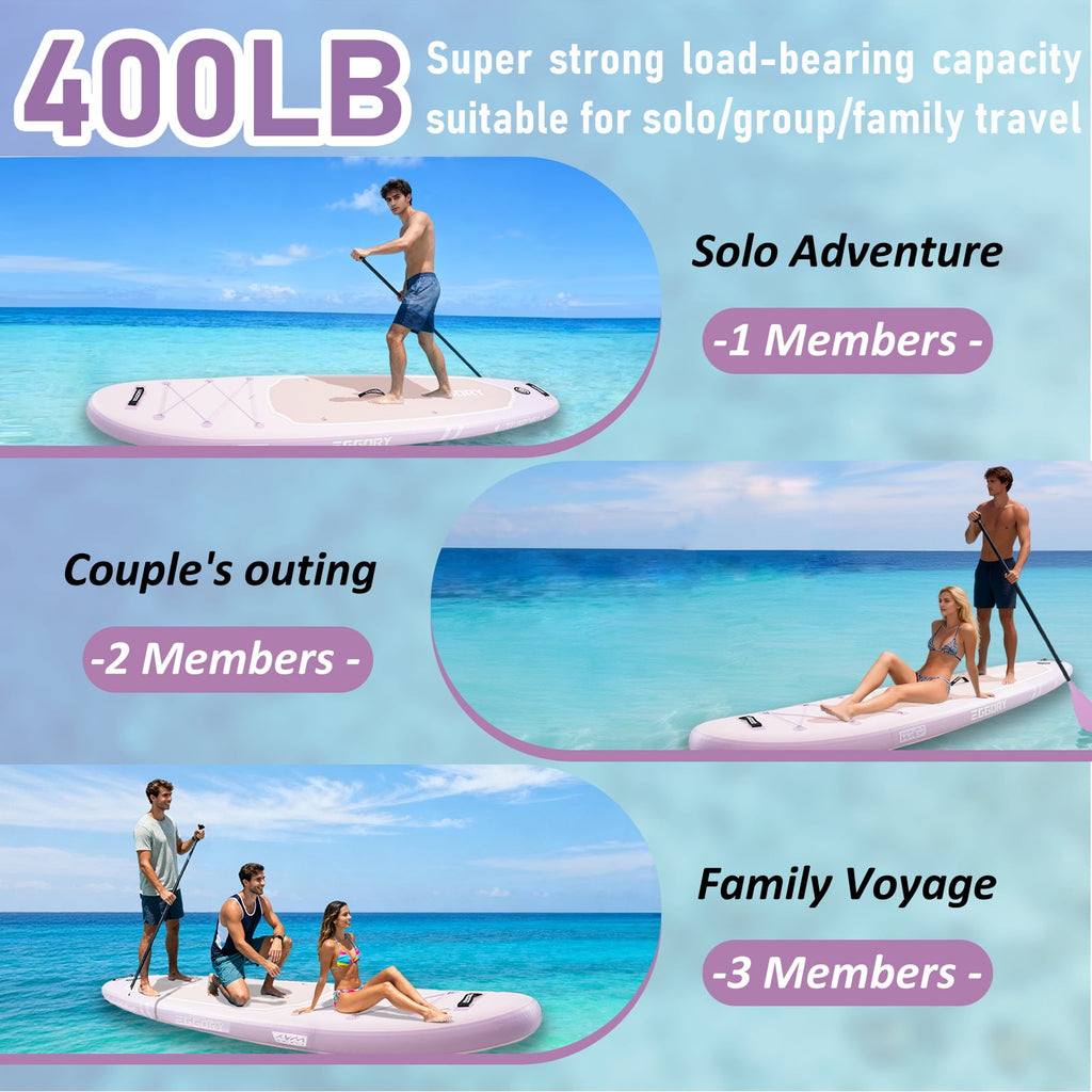 EGGORY 11ft Inflatable Paddle Board Ultra-Light Stand Up Paddle boards for all people with Premium SUP Accessories