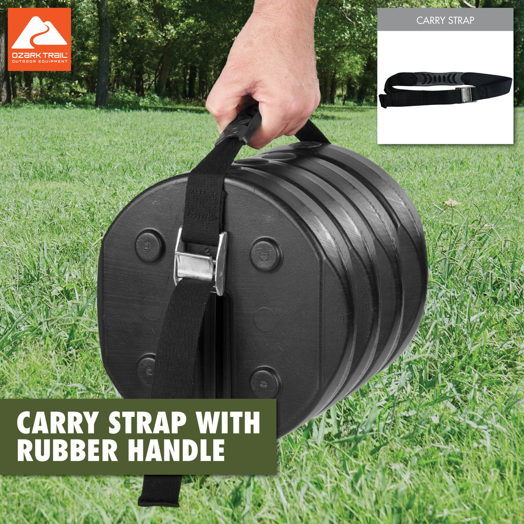 Ozark Trail 30lb Canopy Weight Set with Strap and Handle