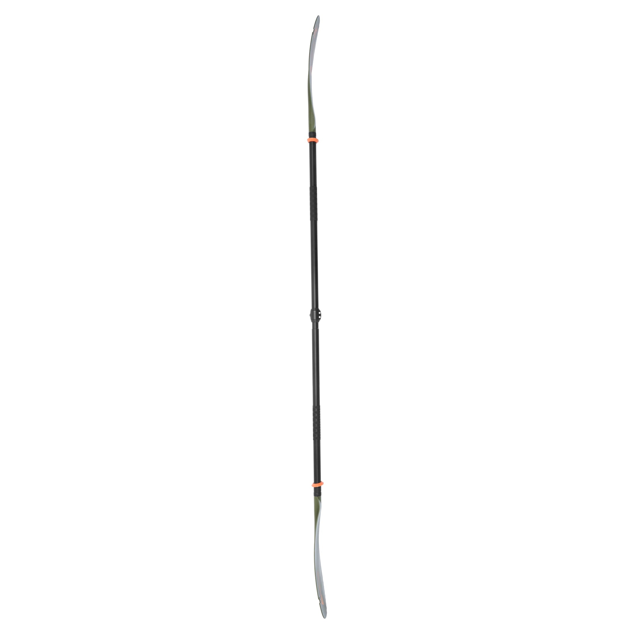 Ozark Trail Green Fiberglass and Aluminum Fishing Kayak Paddle, 94.5