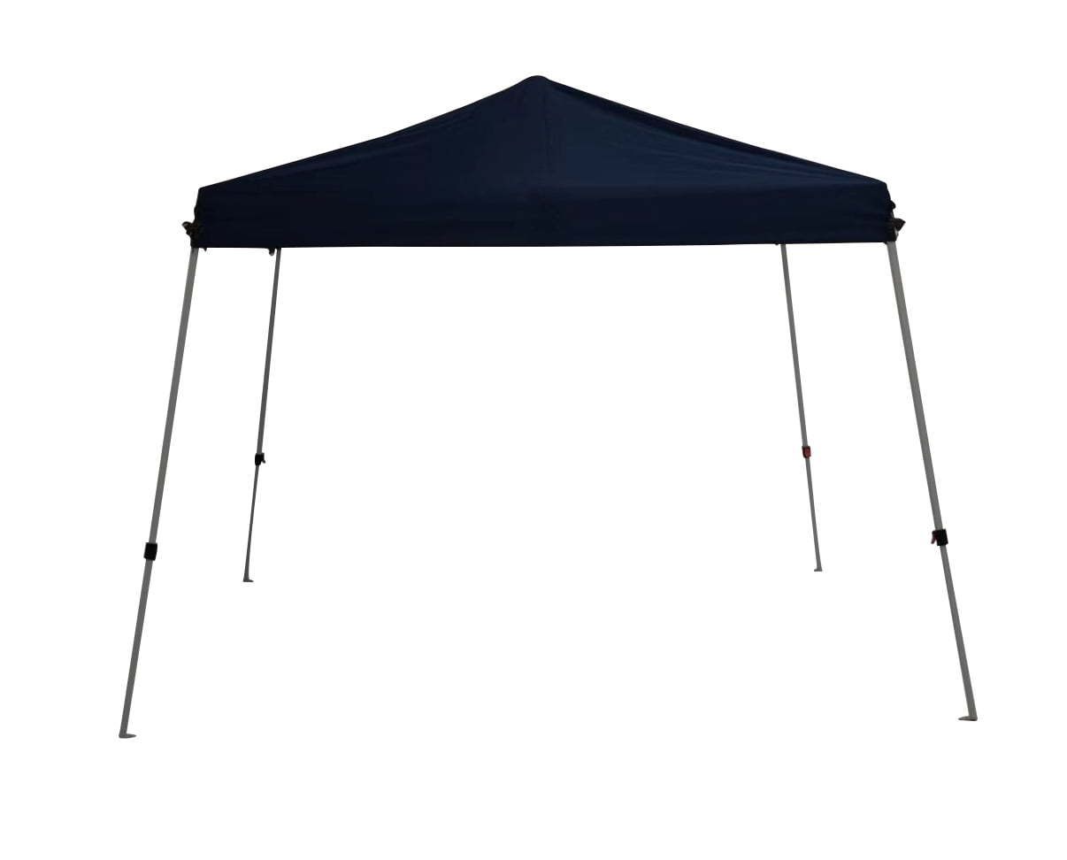 Ozark Trail 10' x 10' Instant Slant Leg Canopy Outdoor Shading Shelter, Dusty Blue