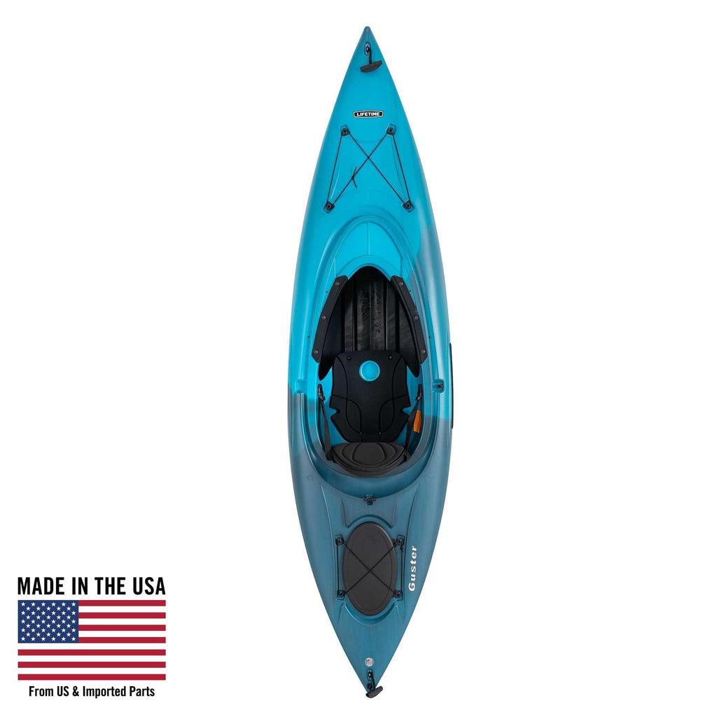 Lifetime Guster 10 ft Sit-Inside Kayak with Paddle, Emerald Fusion (91354)