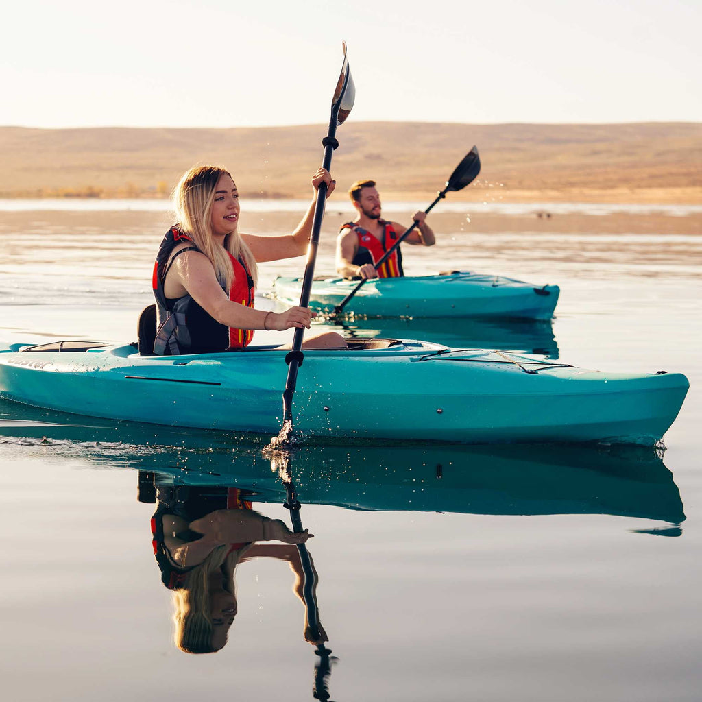 Lifetime Guster 10 ft Sit-Inside Kayak with Paddle, Emerald Fusion (91354)