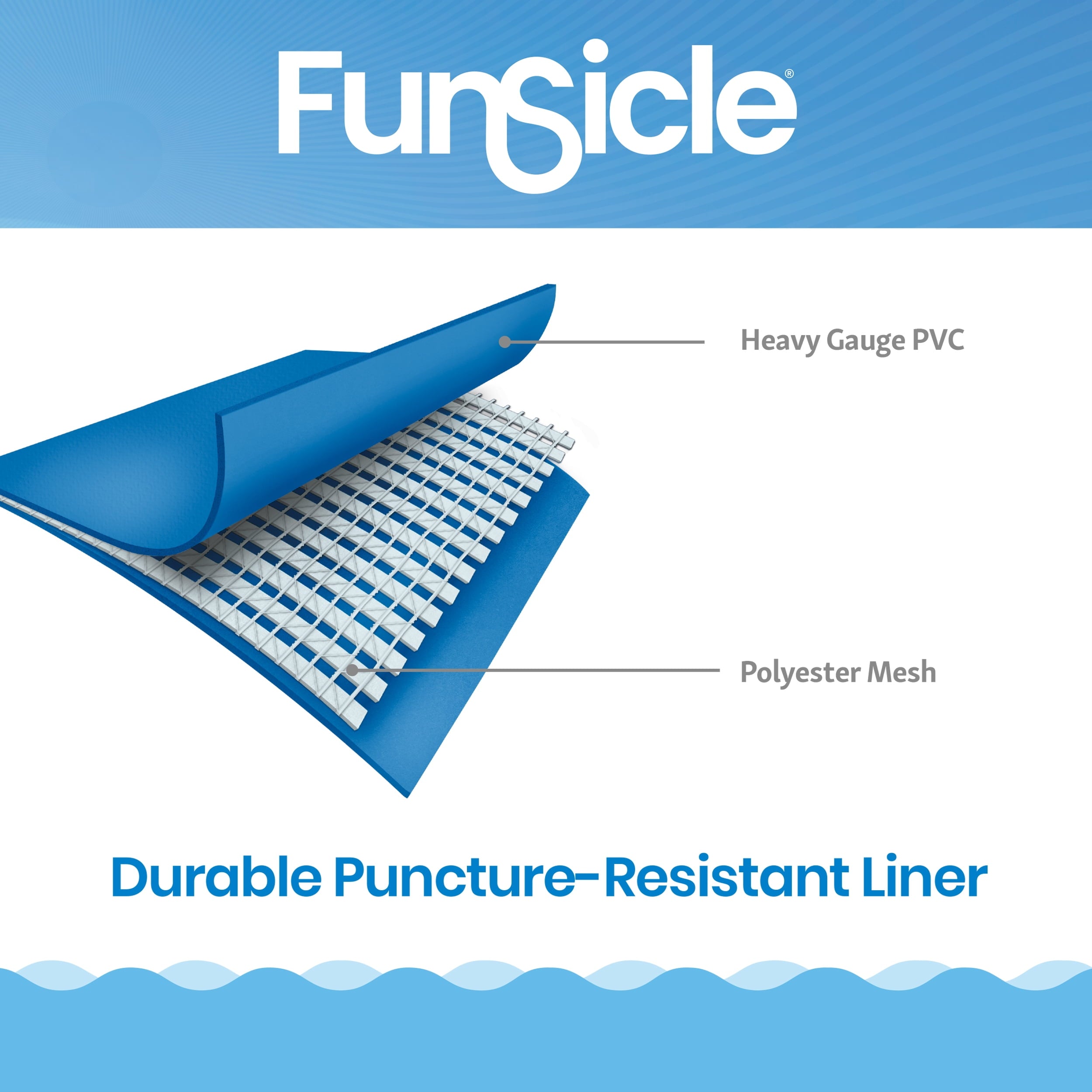 Funsicle 14ft Adventure Above Ground Metal Frame Swimming Pool, Includes FiltraBoost™ 800S Pump with AutoSkimmer, Round, Age 6 & up