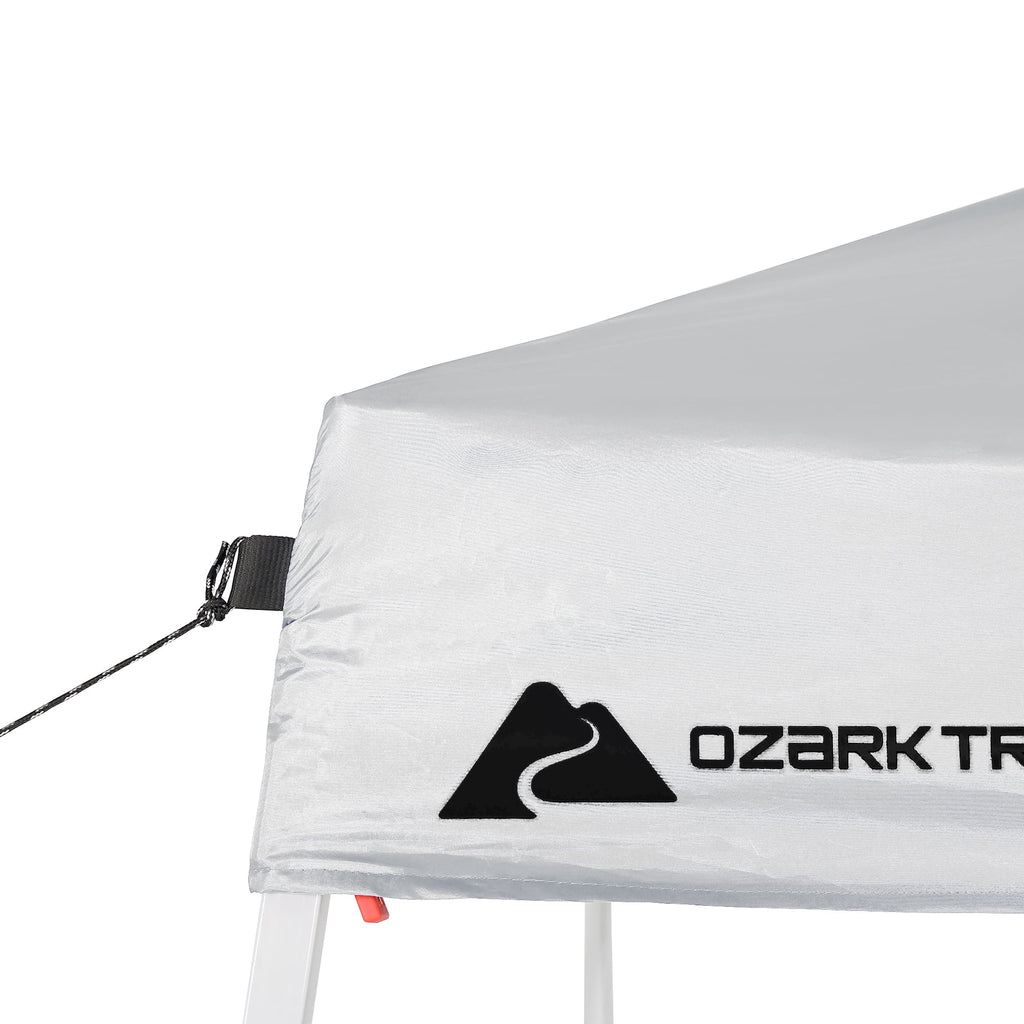 Ozark Trail 10' x 10' Instant Slant Leg Pop-up Outdoor Canopy, Blue
