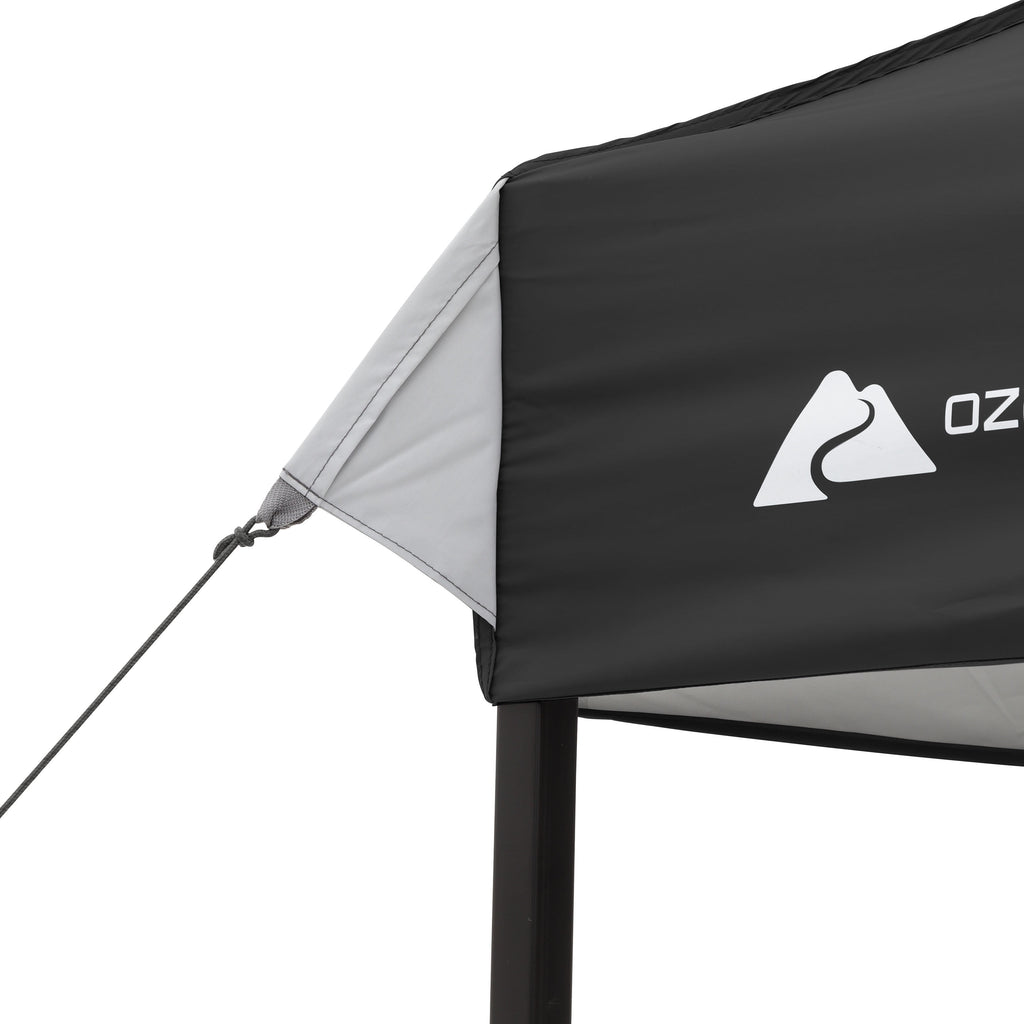 Ozark Trail 10x10 Instant Pop Up Canopy Tent with Simple Push Setup – Straight Leg Pop-Up Tent for Tailgating, Camping & Events, Gold