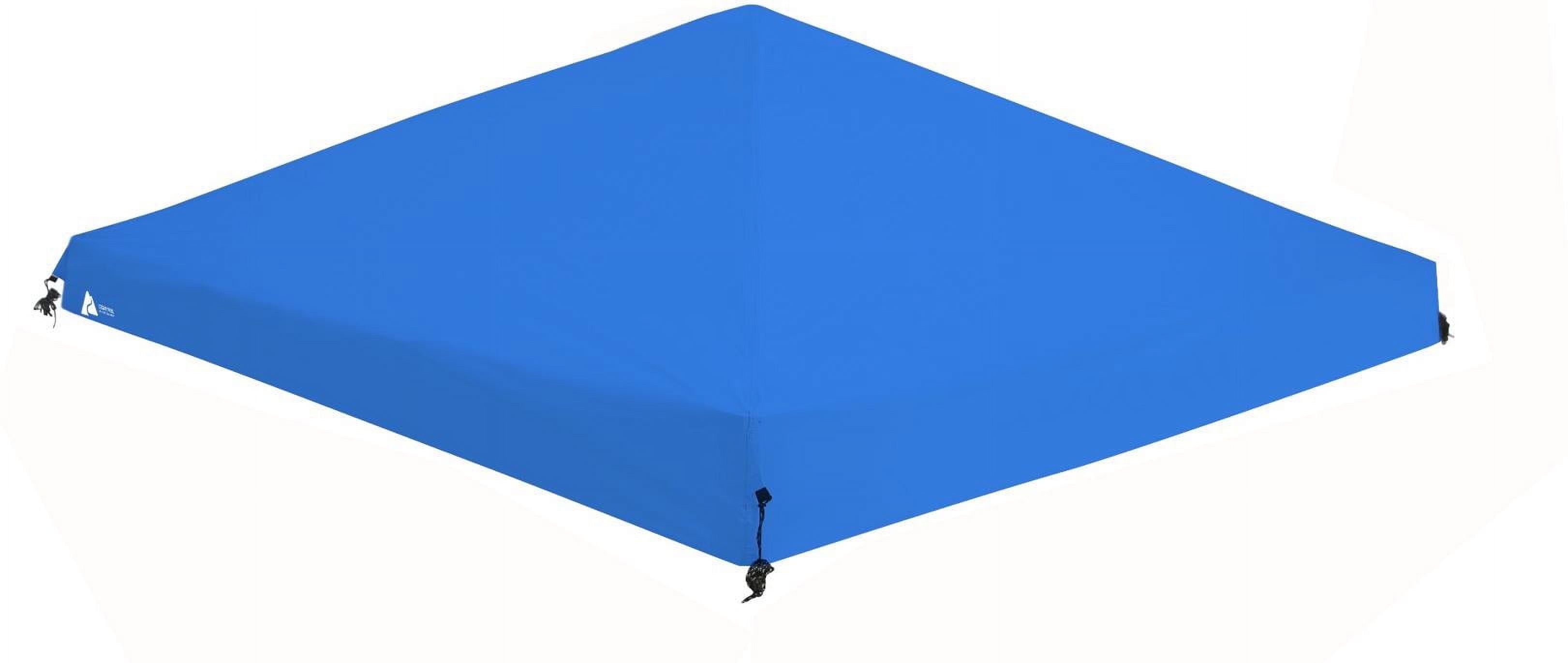 Ozark Trail 10' x 10' Instant Slant Leg Pop up Canopy Replacement Top Shading Cover, Blue ( Canopy Top Only)