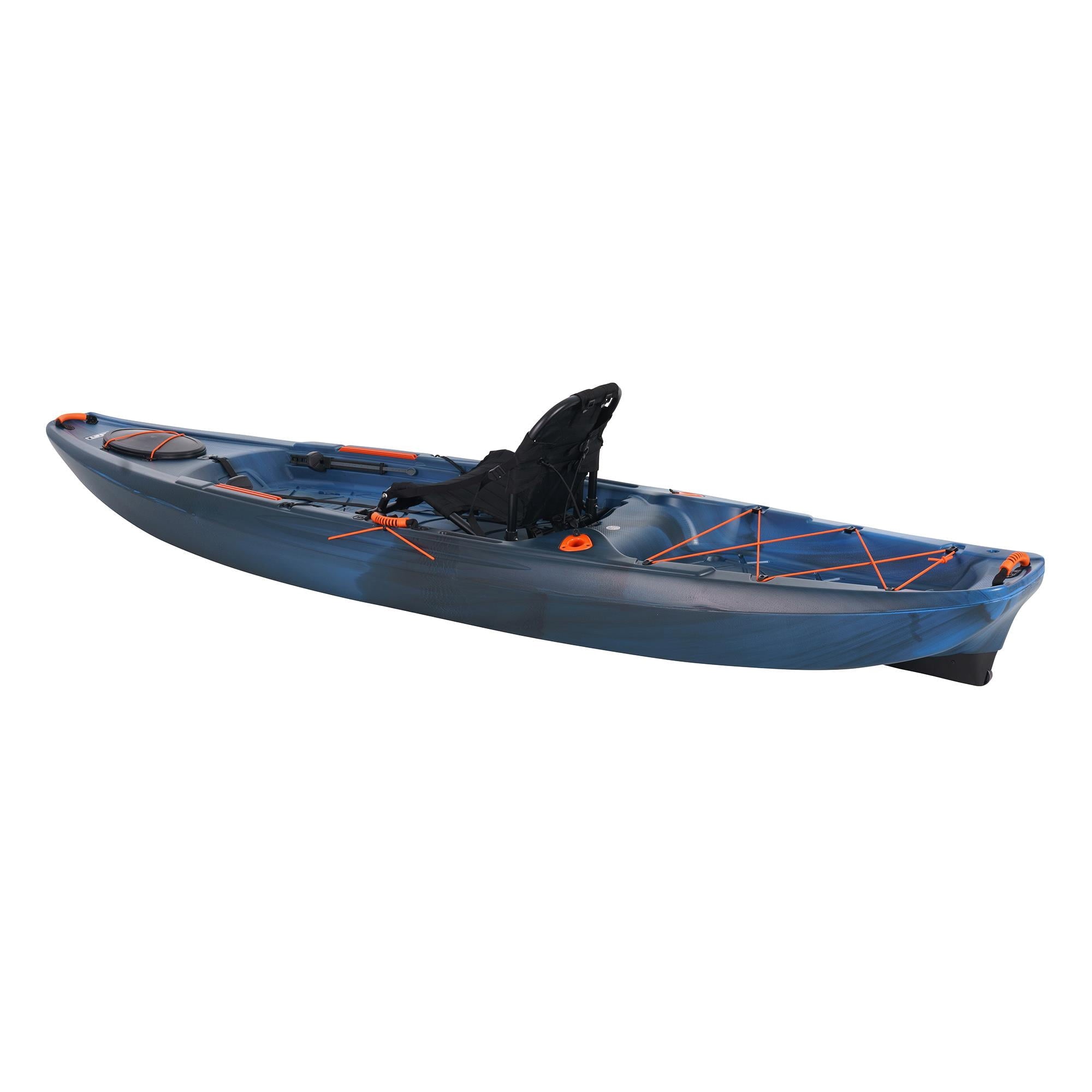Lifetime Yukon Angler 11 ft. 6 in. Sit-on-Top Comfort Fishing Kayak, Lightning Fusion (90846)