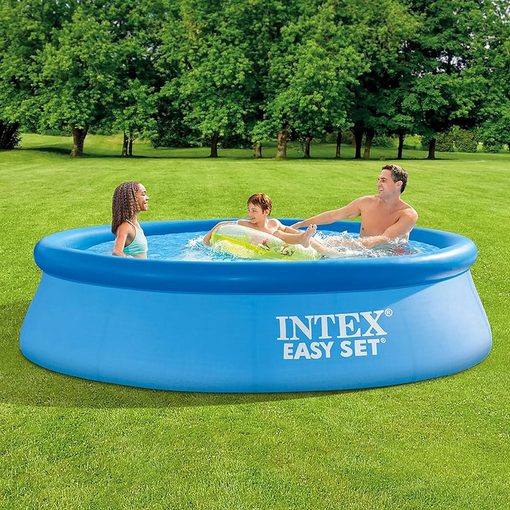 Intex: : Easy Set Pool - 10' x 30 - Inflatable Above Ground Swimming Pool, Puncture-Resistant Material, 1018 Gal Cap, Kids-Family Water Play, 28120EH