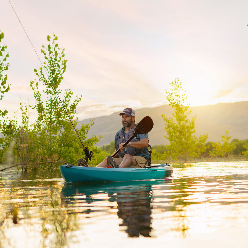 Lifetime Tamarack Pro-Comfort 10 ft 3 in Sit-On-Top Kayak with Paddle, Eclipse Fusion (91058)
