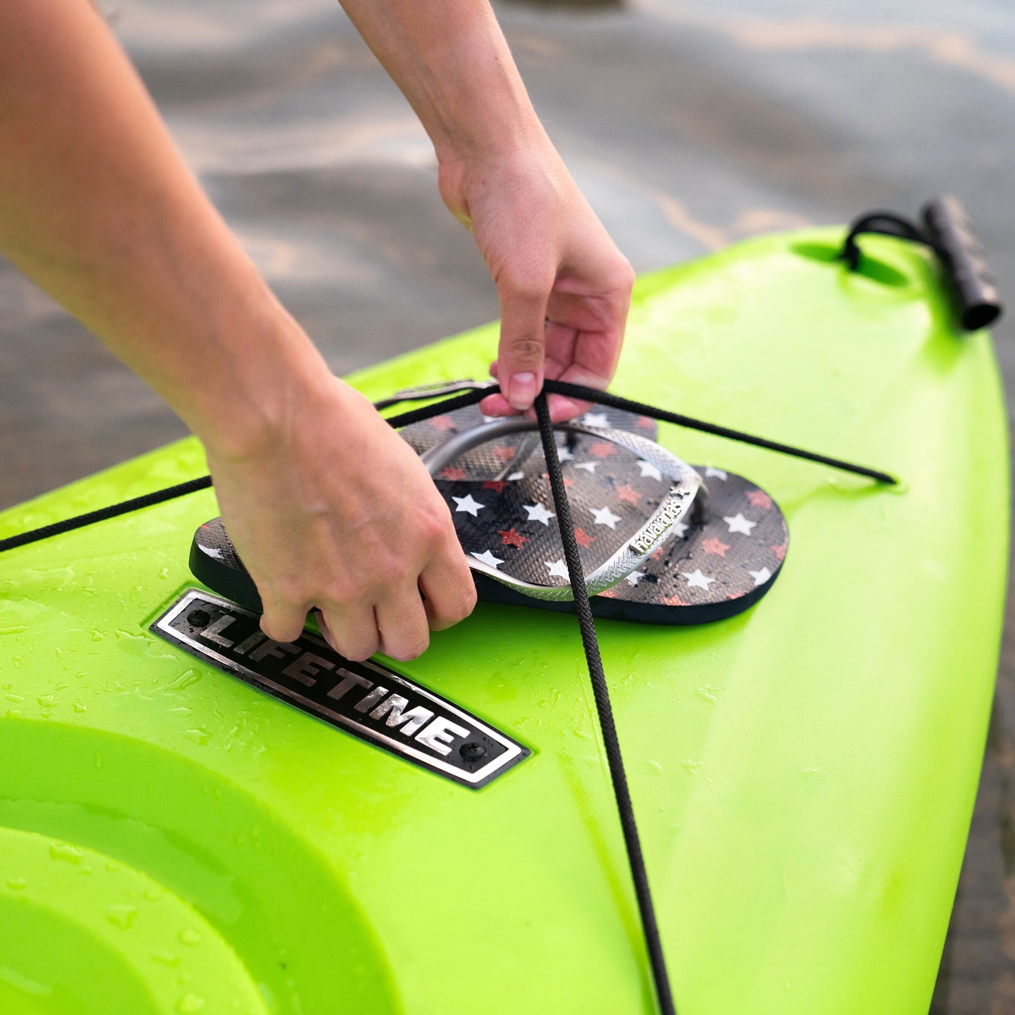 Lifetime Pacer 8 ft Sit-Inside Kayak with Paddle, Green (91032)