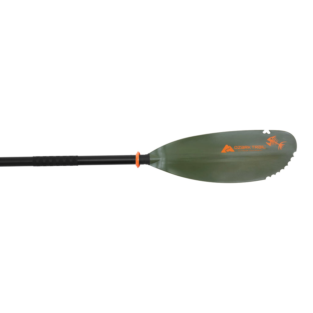 Ozark Trail Green Fiberglass and Aluminum Fishing Kayak Paddle, 94.5