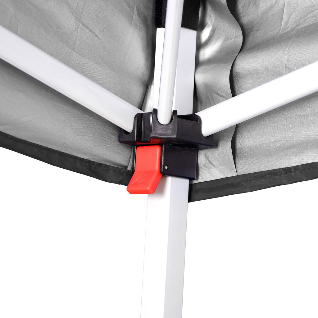 Ozark Trail 10' x 10' Instant Slant Leg Pop-up Canopy, Outdoor Shading Shelter, Black