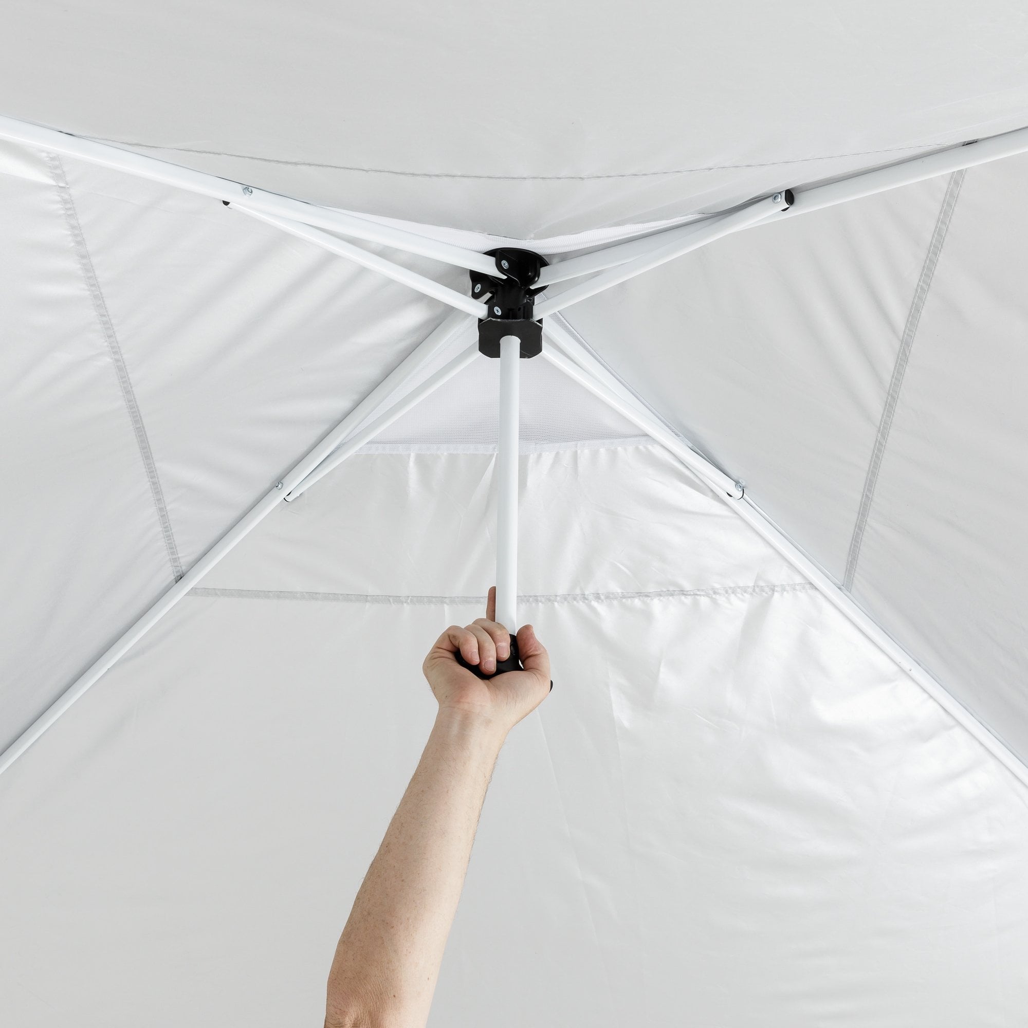 Ozark Trail 10x10 Instant Pop Up Canopy Tent with Simple Push Setup – Straight Leg Pop-Up Tent for Tailgating, Camping & Events, Gold