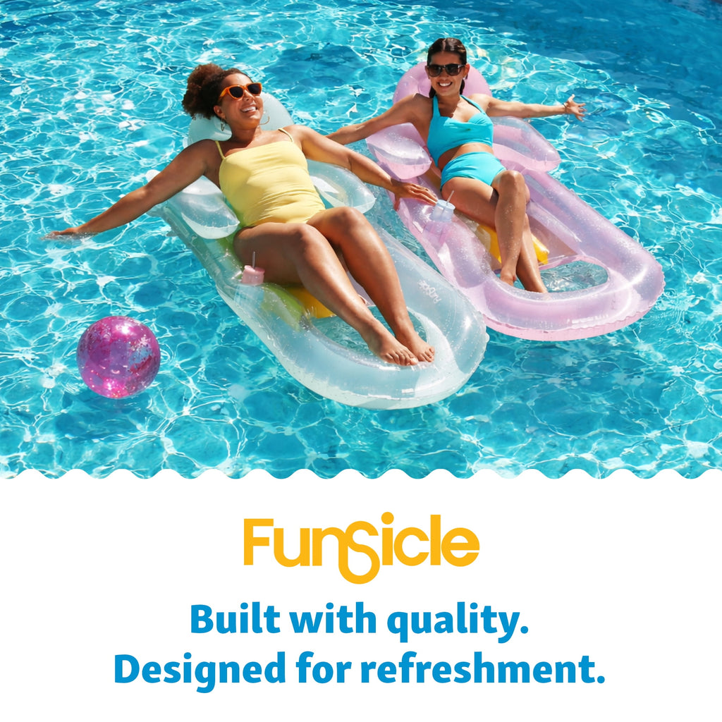 Funsicle Activity Lap 7' x 5' x 24 Family Above Ground Swimming Pool