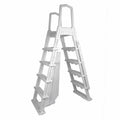 Aqua Select Flip-Up A-Frame Ladder for Above Ground Swimming Pools 48-54H