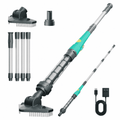 Efurden Cordless Pool Vacuum, Handheld Pool Vacuum with Running Time up to 60-Minutes for Small Above Ground Pools, Hot Tubs and Spas (Green)