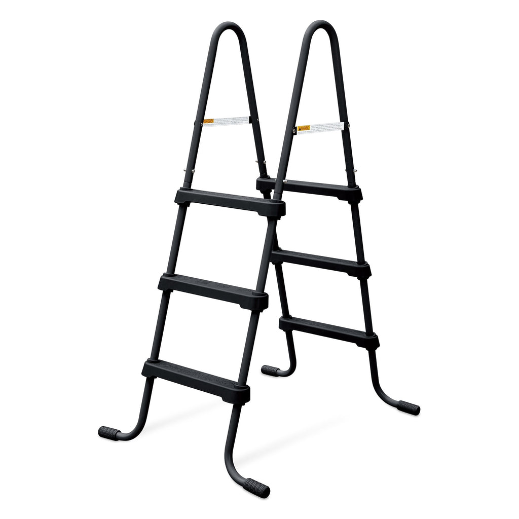 Funsicle 36 Inch SureStep 3 Stair Outdoor Above-Ground Swimming Pool Ladder, Blue & White