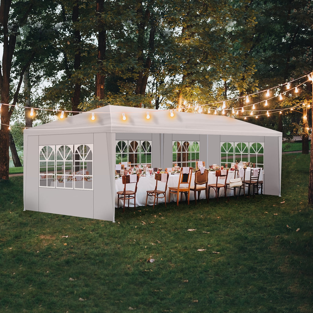 Ktaxon 10' X 30' Canopy Tent with 8 Side Walls for Party Wedding Camping and BBQ