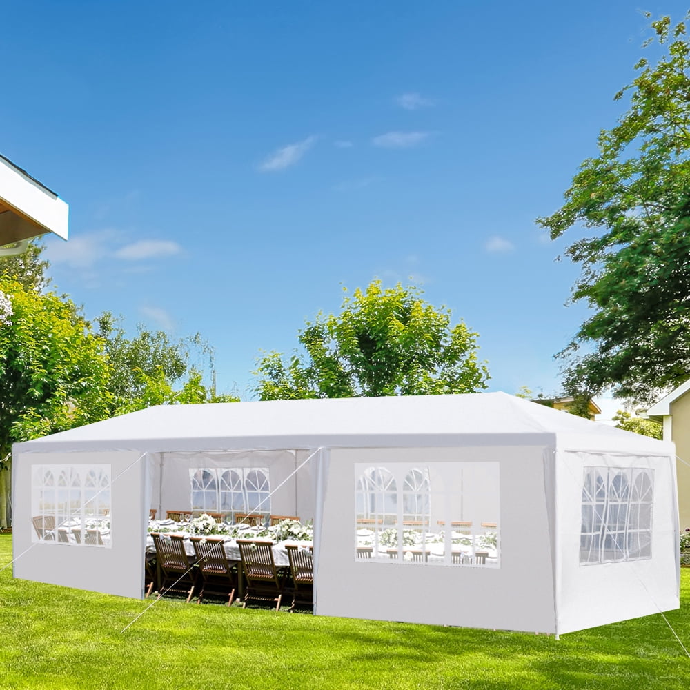 Ktaxon 10' X 30' Canopy Tent with 8 Side Walls for Party Wedding Camping and BBQ