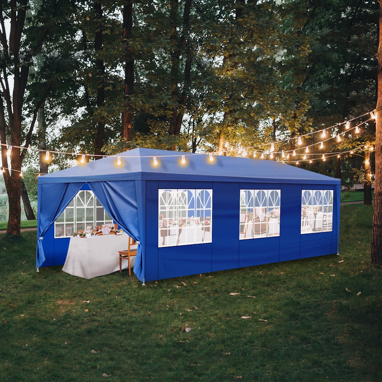 Ktaxon 10' X 30' Canopy Tent with 8 Side Walls for Party Wedding Camping and BBQ
