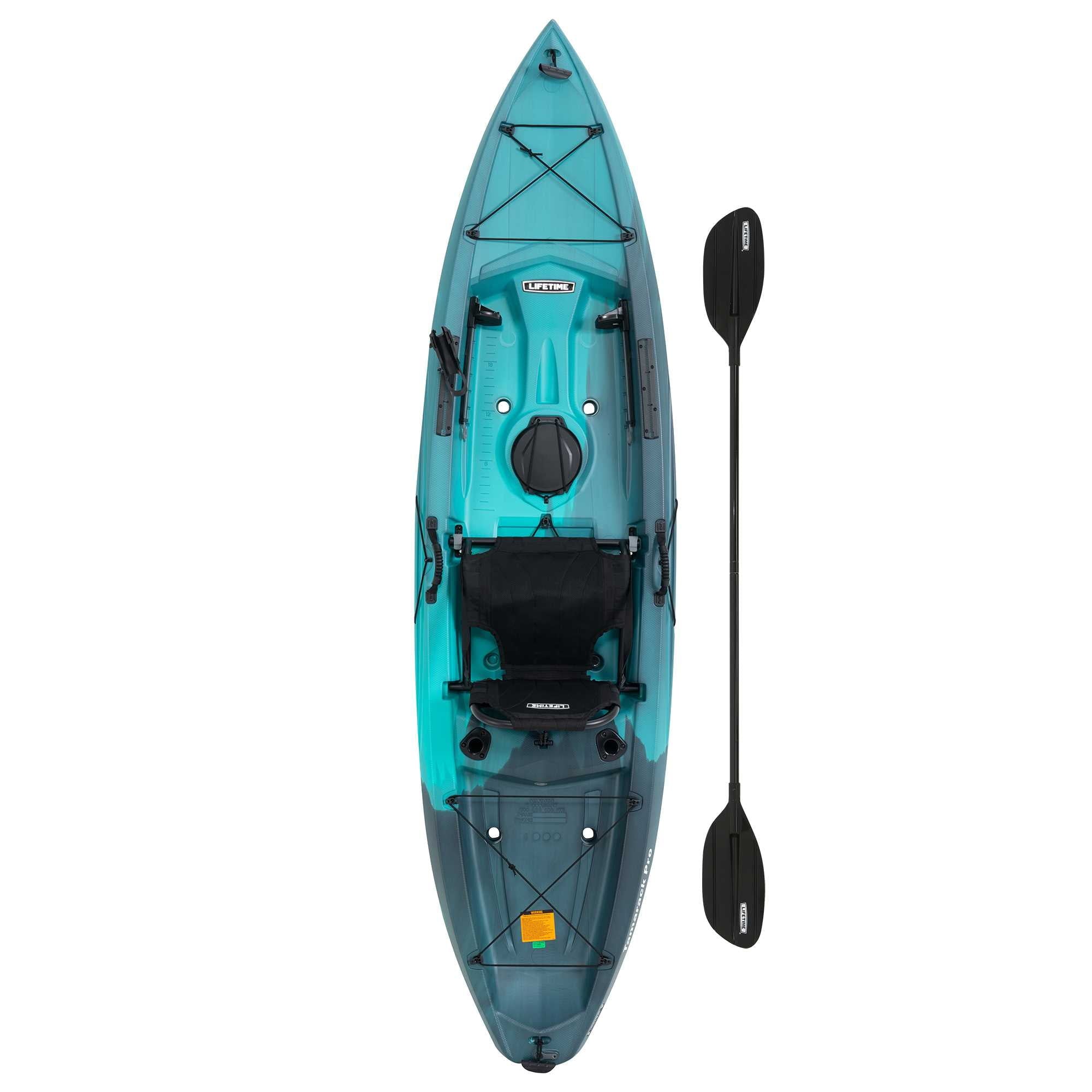 Lifetime Tamarack Pro-Comfort 10 ft 3 in Sit-On-Top Kayak with Paddle, Eclipse Fusion (91058)