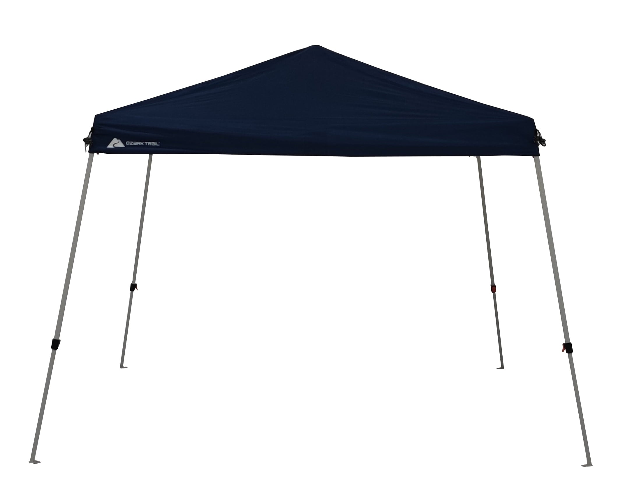 Ozark Trail 10' x 10' Instant Slant Leg Canopy Outdoor Shading Shelter, Dusty Blue