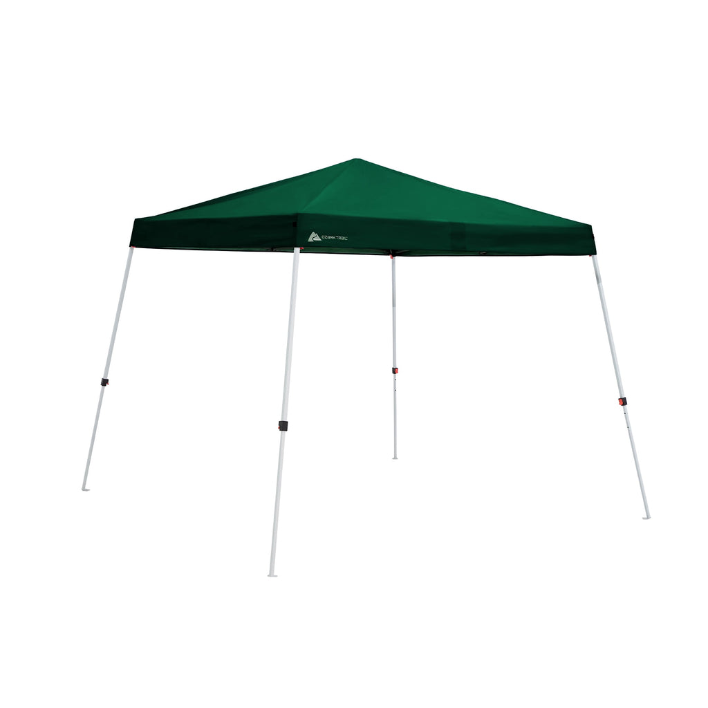 Ozark Trail 10' x 10' Instant Slant Leg Pop-up Outdoor Canopy, Blue