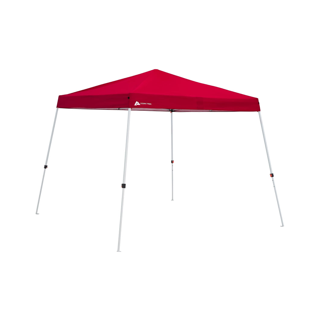 Ozark Trail 10' x 10' Instant Slant Leg Pop-up Outdoor Canopy, Blue