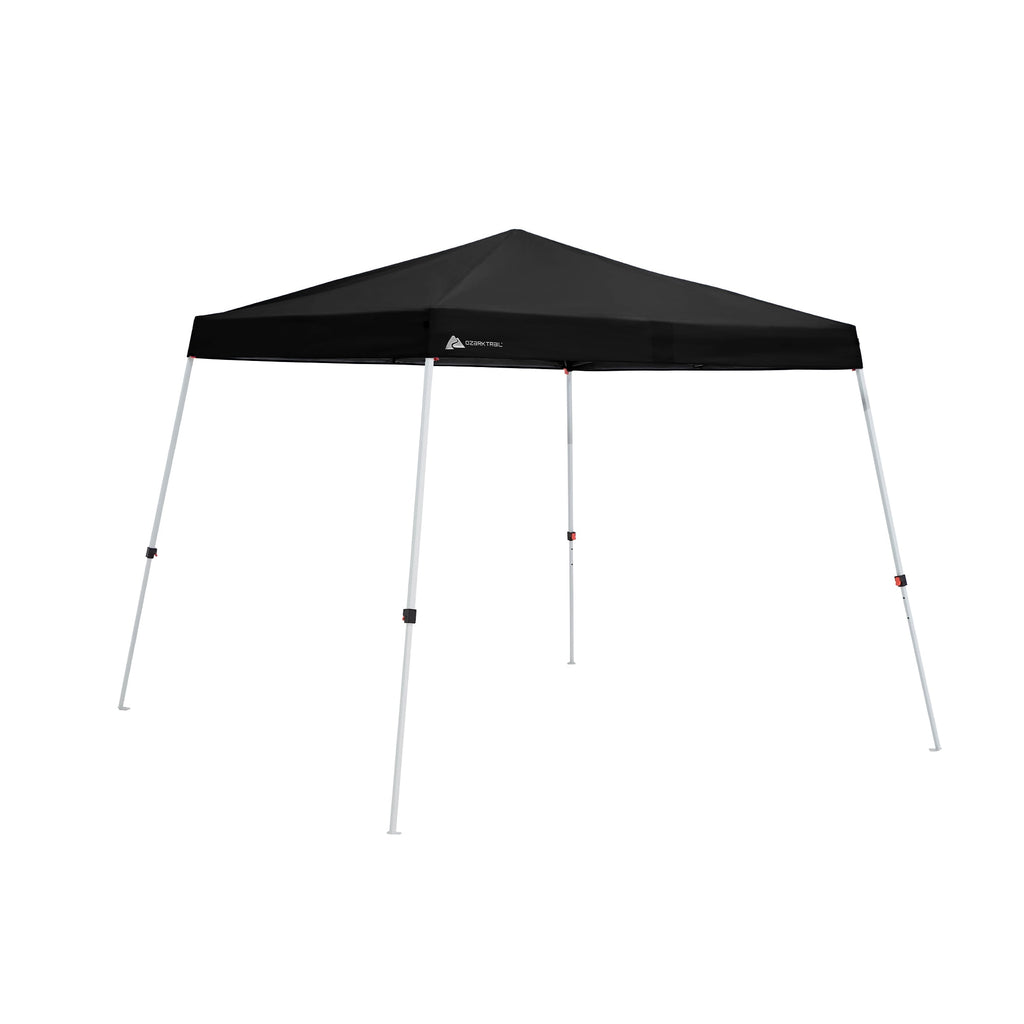 Ozark Trail 10' x 10' Instant Slant Leg Pop-up Outdoor Canopy, Blue