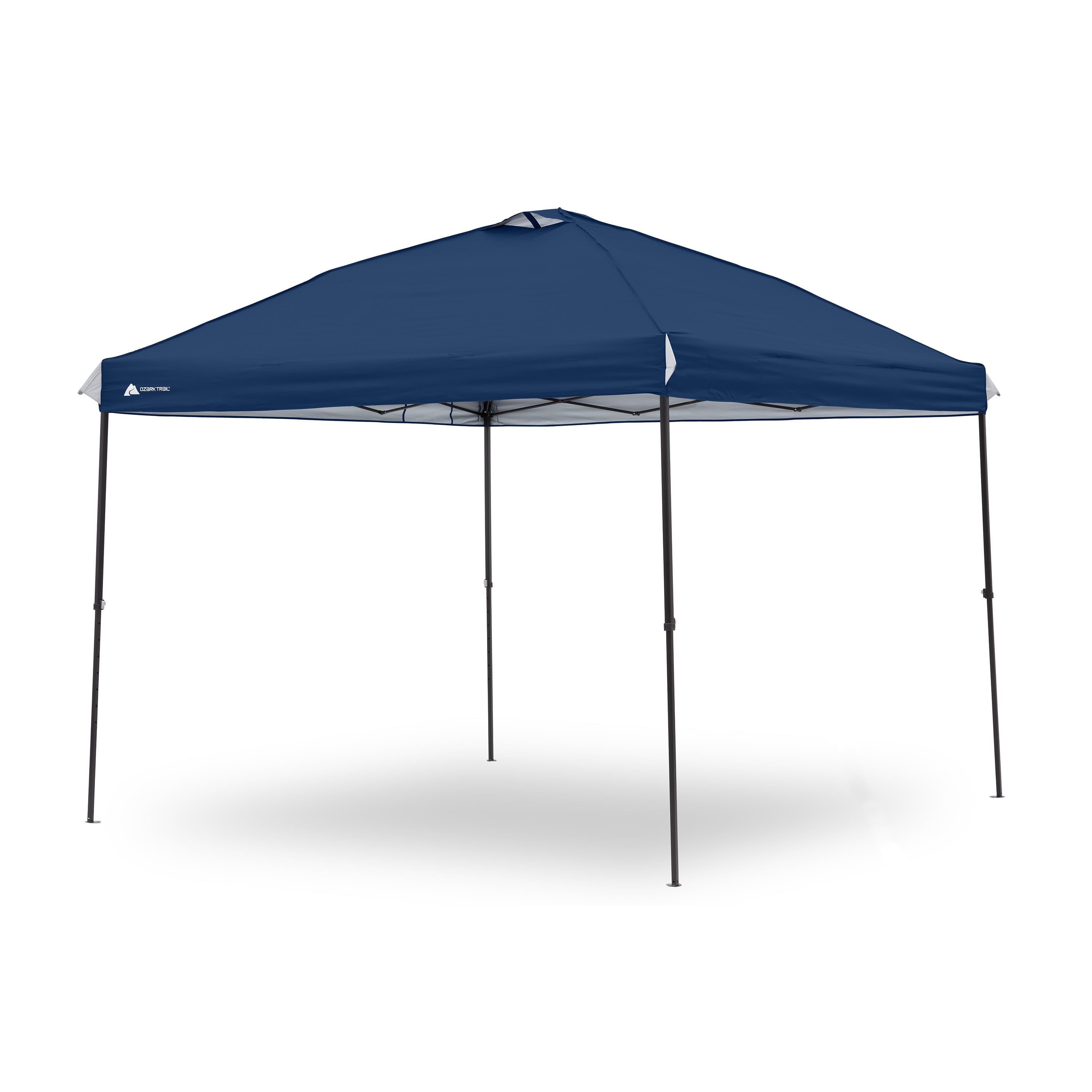 Ozark Trail 10x10 Instant Pop Up Canopy Tent with Simple Push Setup – Straight Leg Pop-Up Tent for Tailgating, Camping & Events, Gold