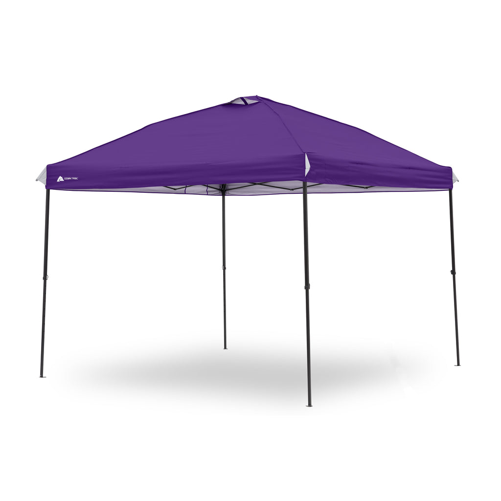 Ozark Trail 10x10 Instant Pop Up Canopy Tent with Simple Push Setup – Straight Leg Pop-Up Tent for Tailgating, Camping & Events, Gold