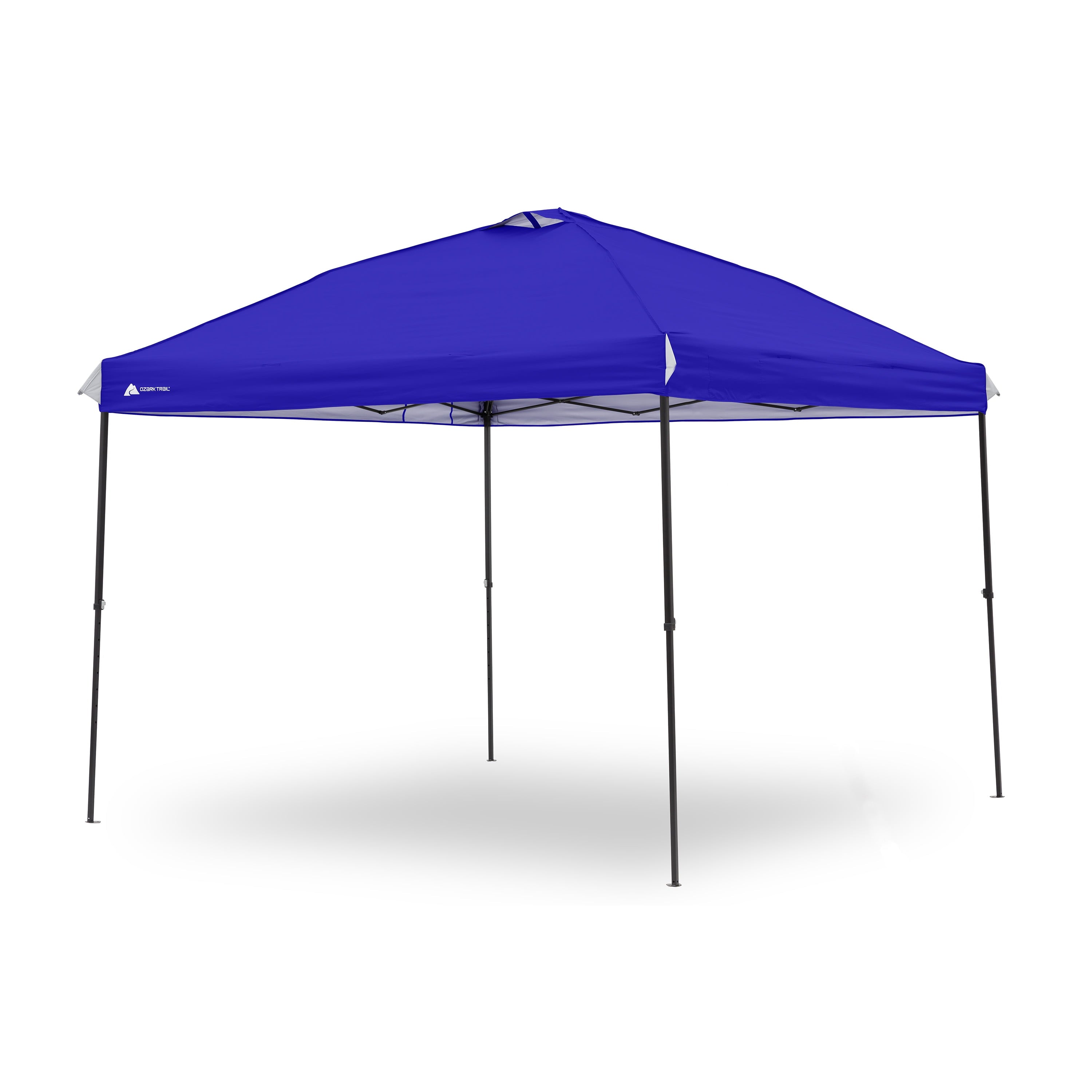 Ozark Trail 10x10 Instant Pop Up Canopy Tent with Simple Push Setup – Straight Leg Pop-Up Tent for Tailgating, Camping & Events, Gold