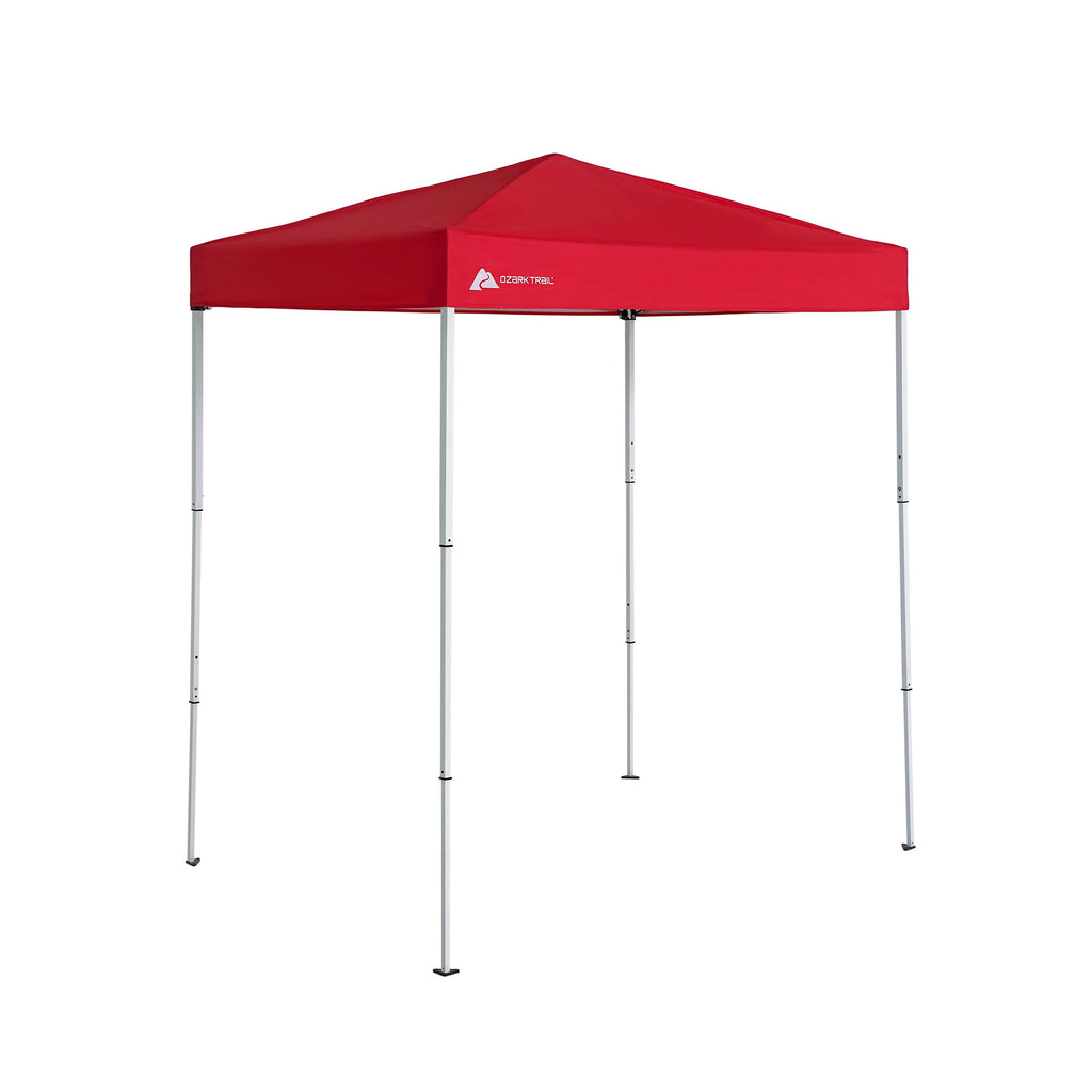 Ozark Trail 4' x 6' Instant Pop-up Outdoor Canopy Shelter, Brilliant Red