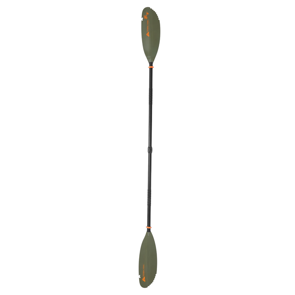 Ozark Trail Green Fiberglass and Aluminum Fishing Kayak Paddle, 94.5